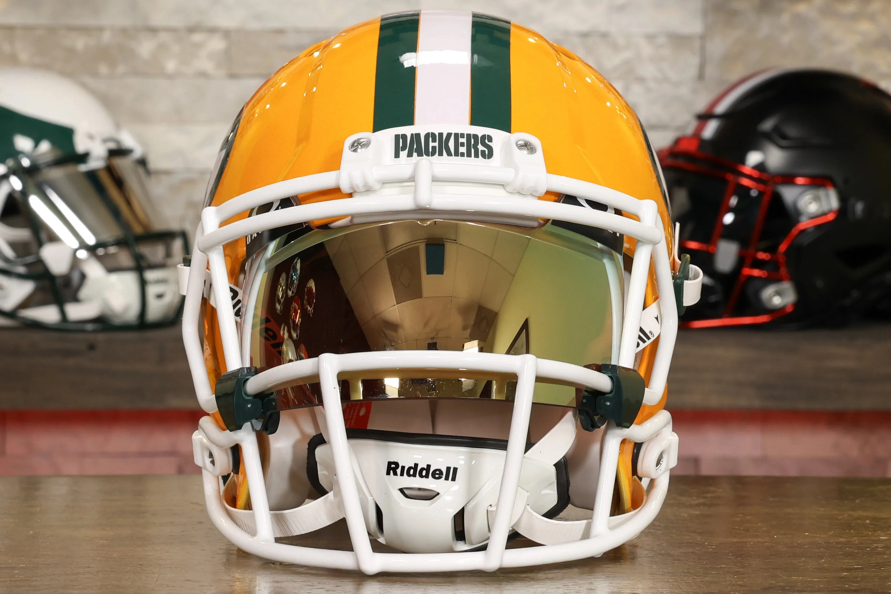 Green Bay Packers Riddell Speed Authentic Helmet - GG Edition 02000