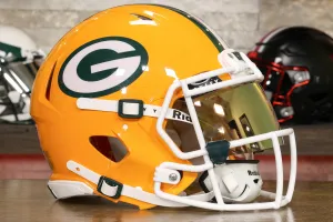 Green Bay Packers Riddell Speed Authentic Helmet - GG Edition 02000