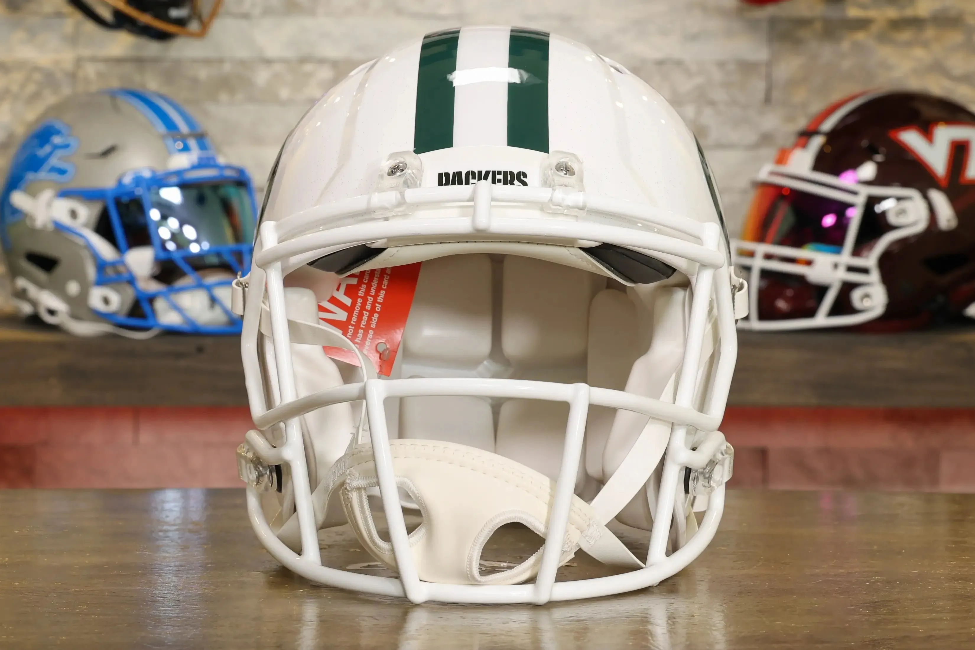 Green Bay Packers Riddell Speed Authentic Helmet - Winter Warning Alternate