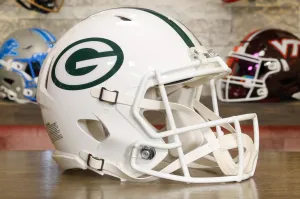 Green Bay Packers Riddell Speed Authentic Helmet - Winter Warning Alternate