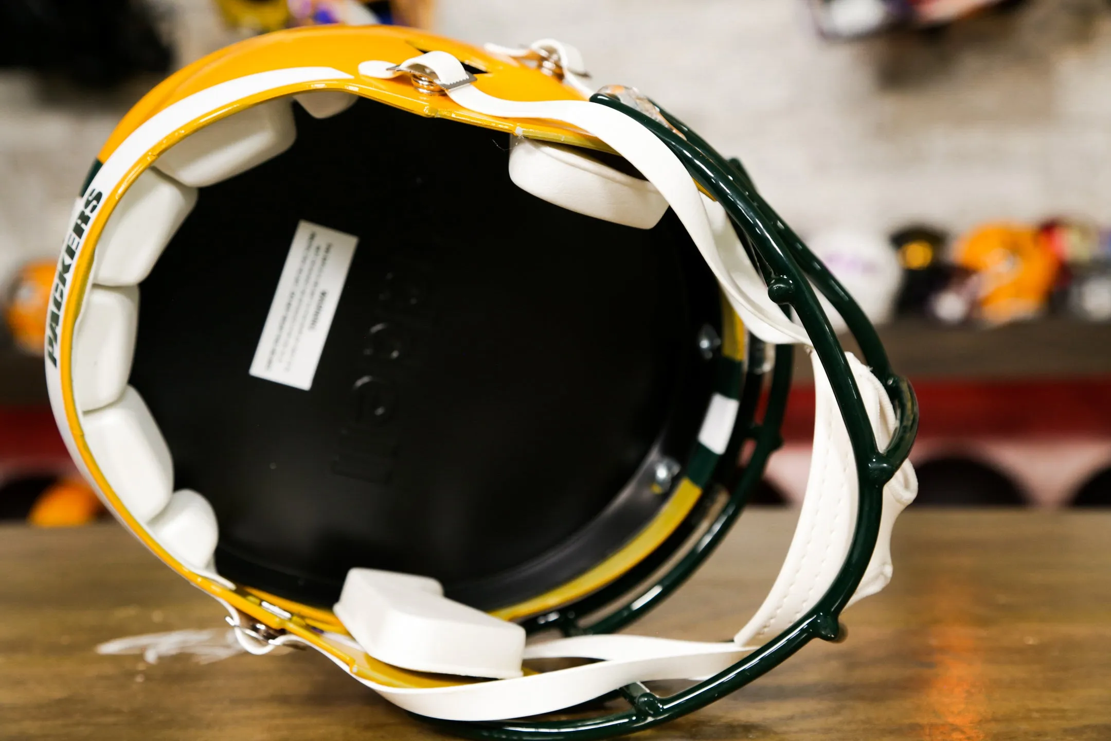 Green Bay Packers Riddell Speed Display Helmet