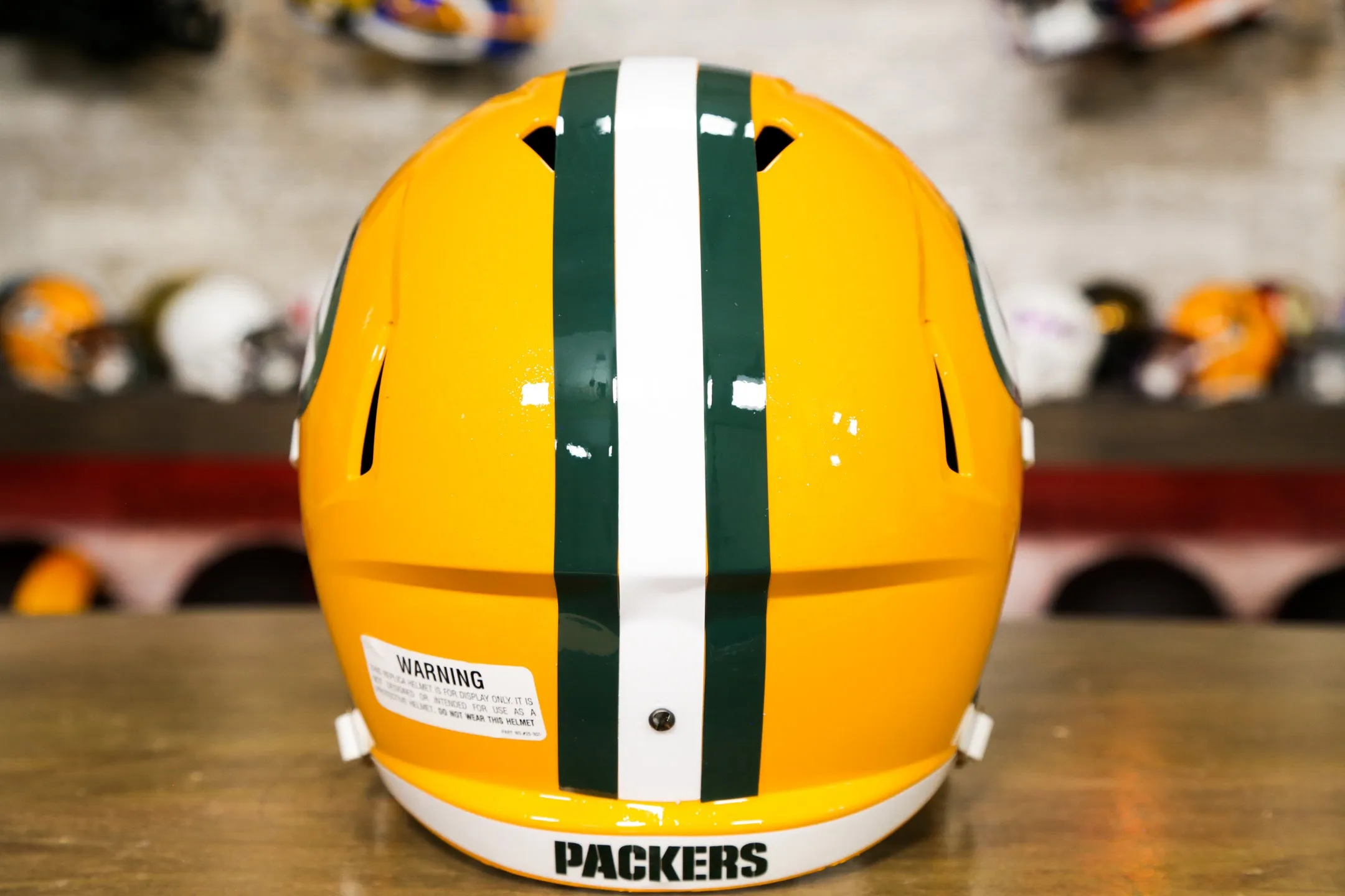 Green Bay Packers Riddell Speed Display Helmet