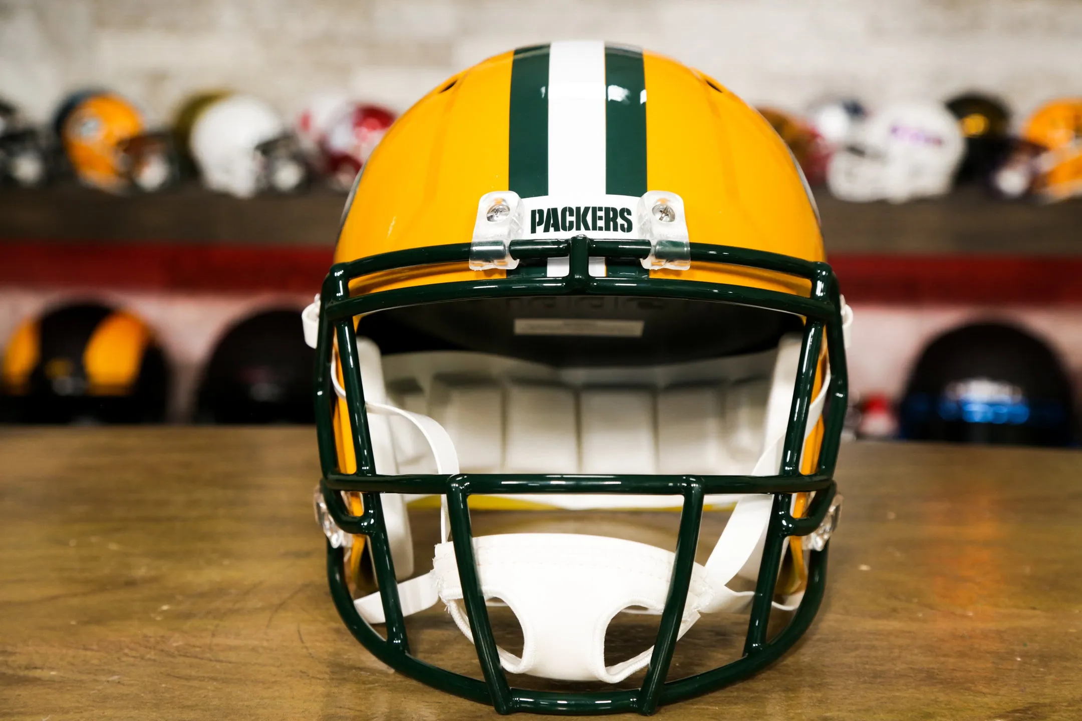 Green Bay Packers Riddell Speed Display Helmet