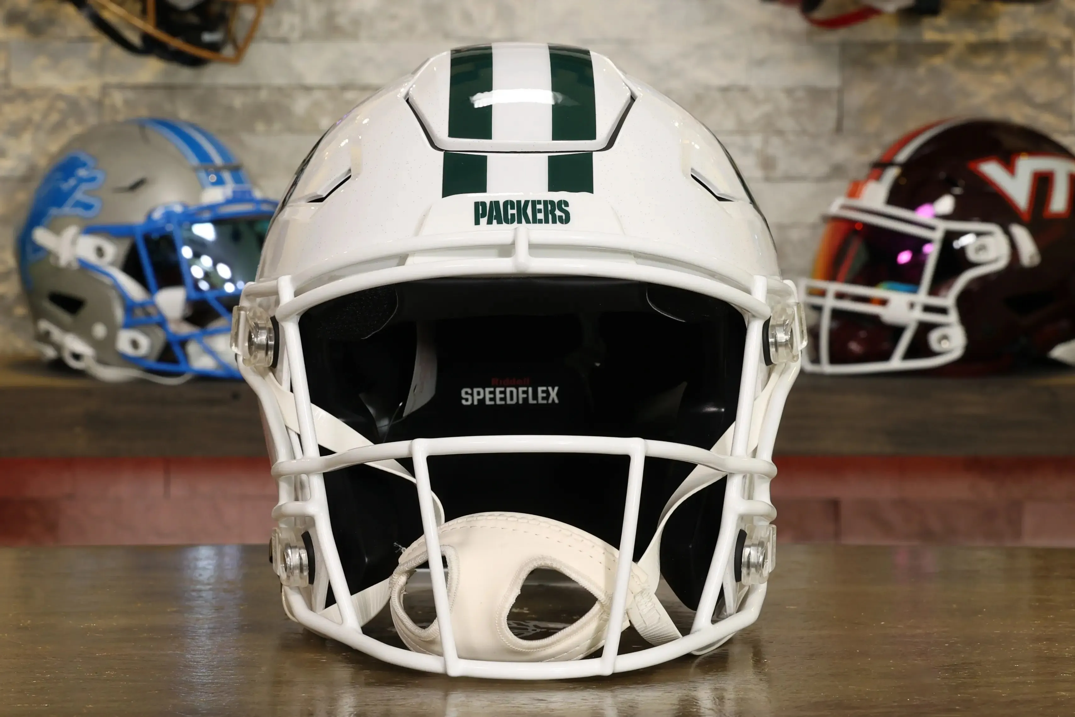 Green Bay Packers Riddell SpeedFlex Helmet - Winter Warning Alternate