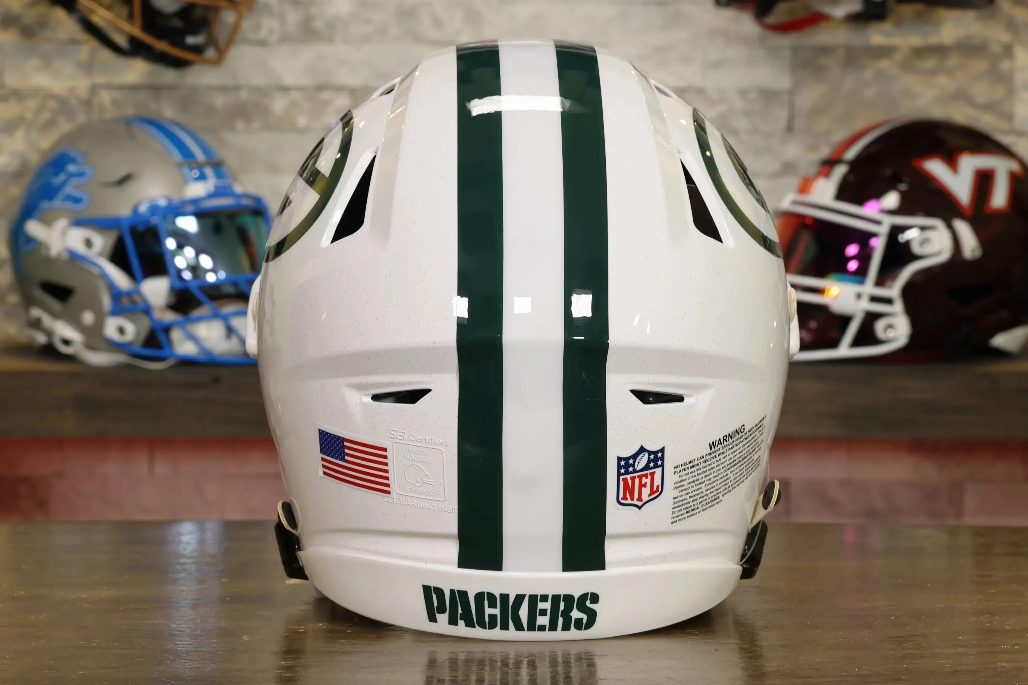 Green Bay Packers Riddell SpeedFlex Helmet - Winter Warning Alternate
