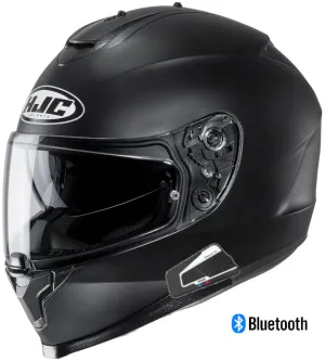 HJC C70 Full Face Bluetooth Helmet Matte Black