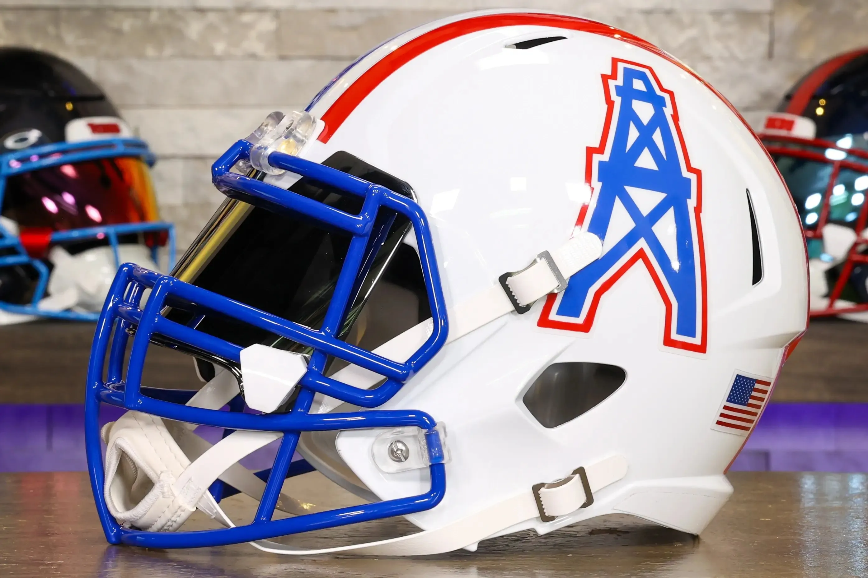 Houston Oilers Riddell Speed Display Helmet - GG Edition 02574