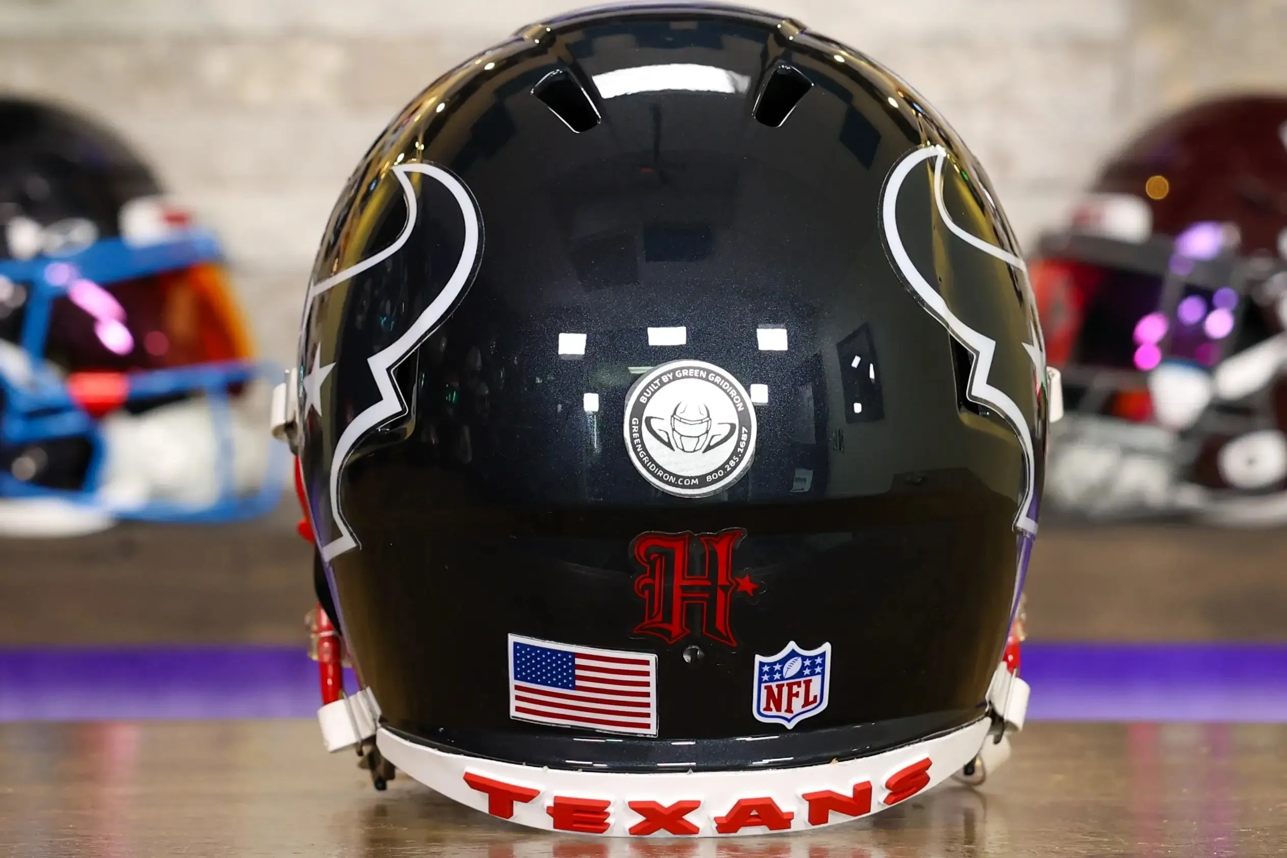 Houston Texans Riddell Speed Display Helmet - GG Edition