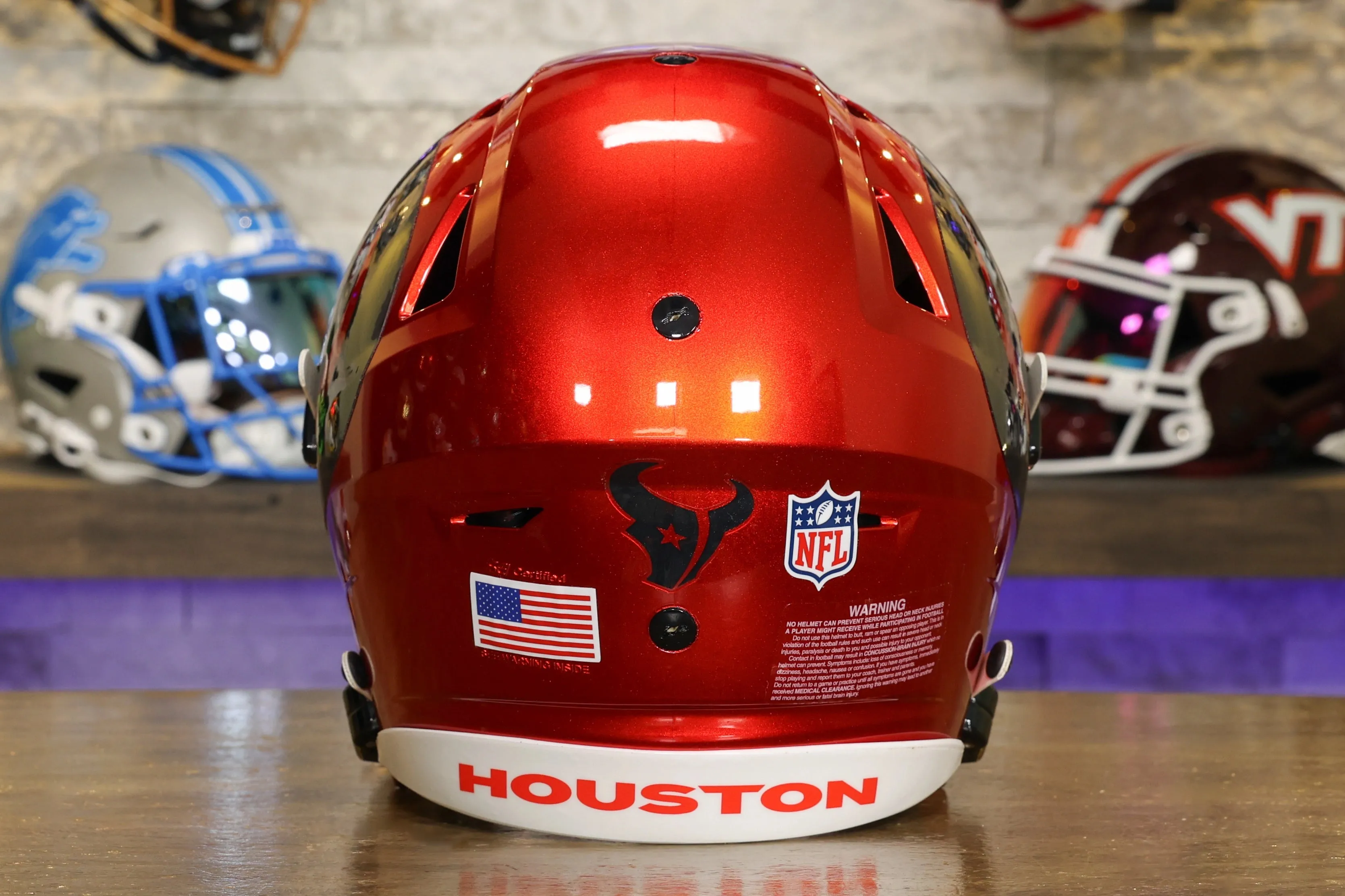 Houston Texans Riddell SpeedFlex Helmet - Battle Red Alternate