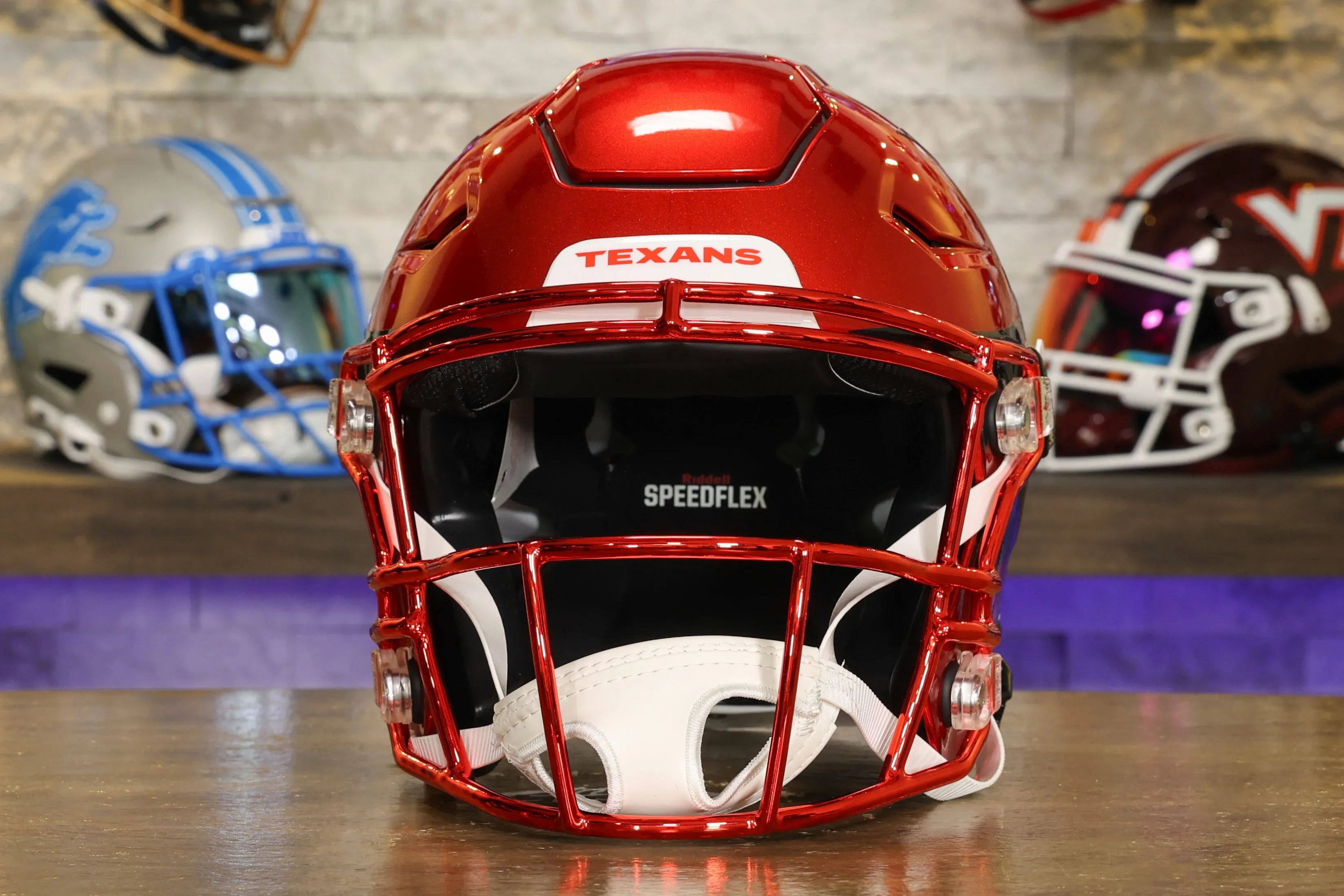 Houston Texans Riddell SpeedFlex Helmet - Battle Red Alternate