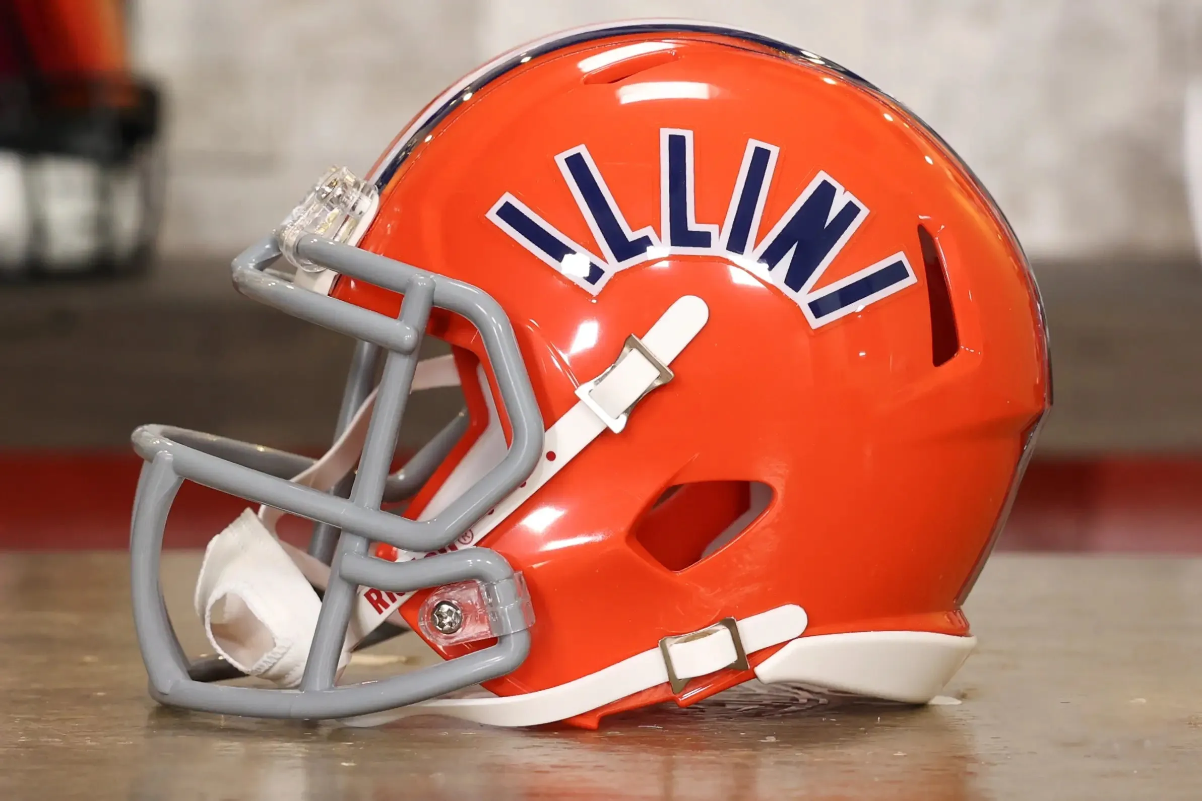 Illinois Fighting Illini Riddell Speed Mini Helmet - Throwback 1971 - 1987