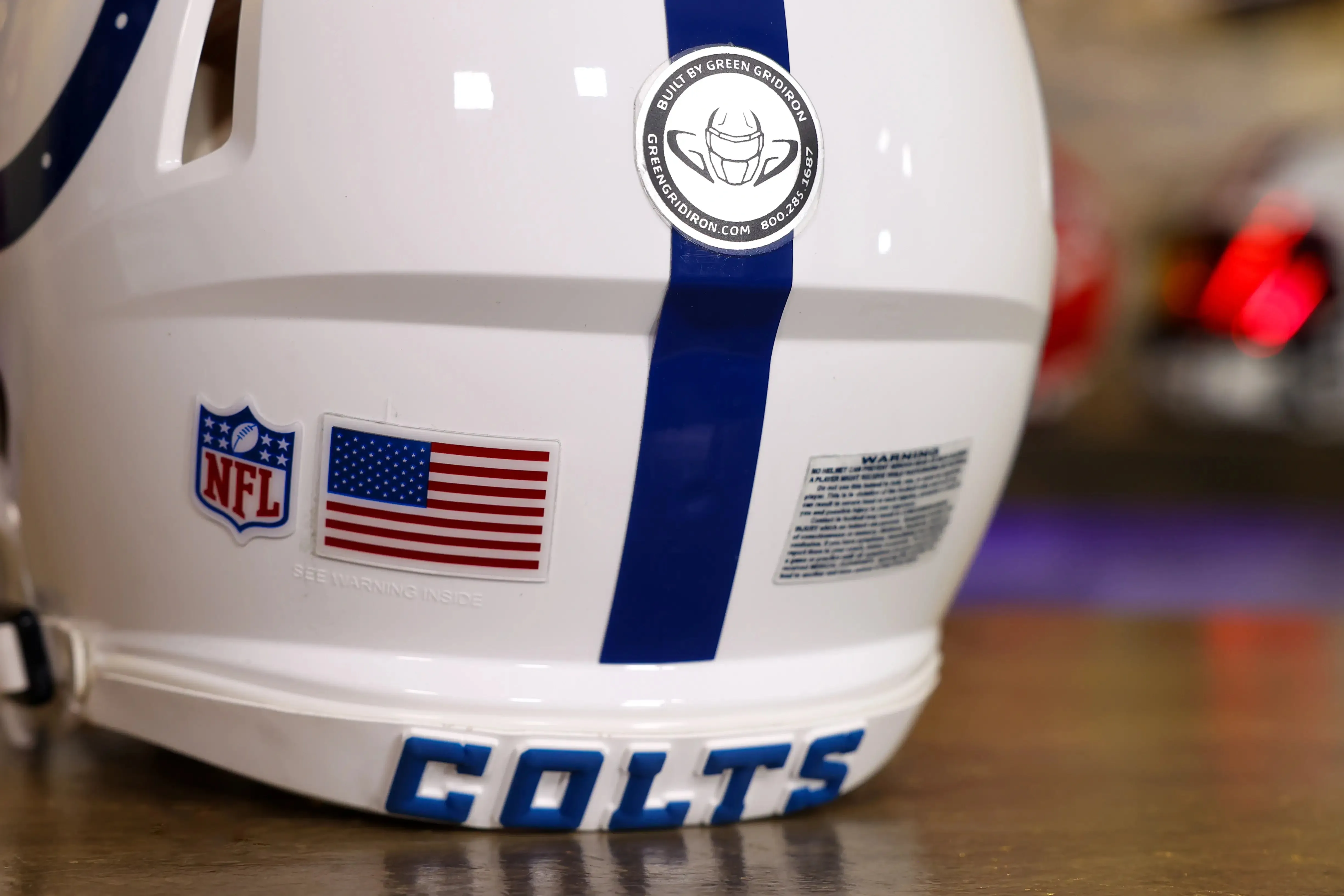 Indianapolis Colts Riddell Speed Authentic Helmet - GG Edition