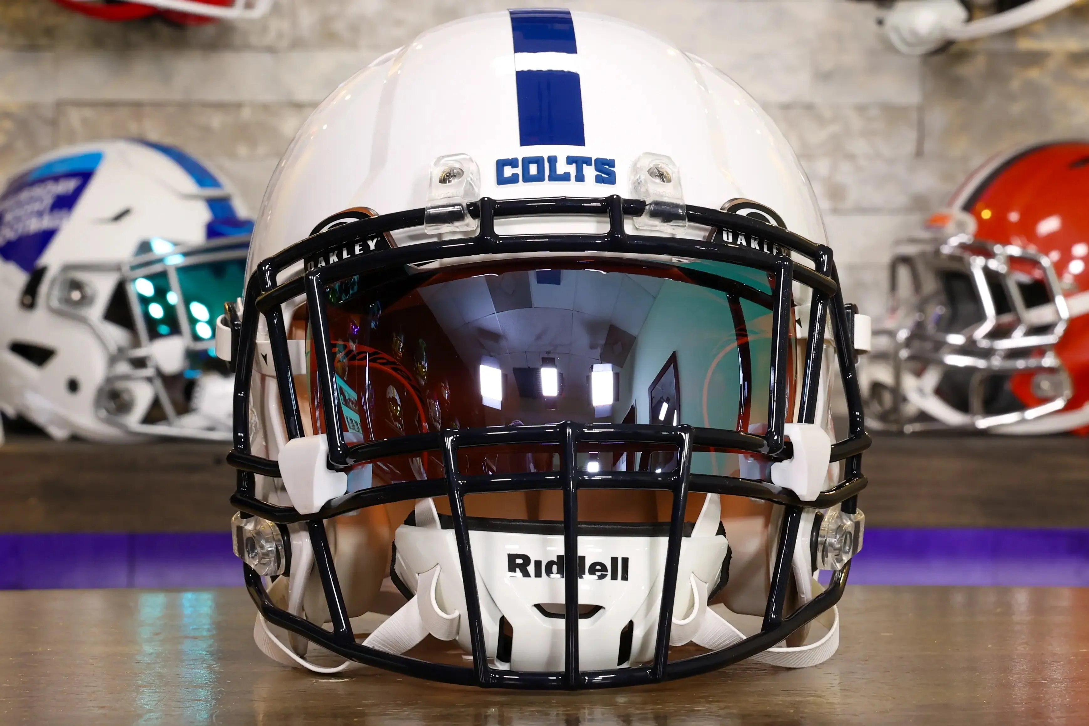 Indianapolis Colts Riddell Speed Authentic Helmet - GG Edition