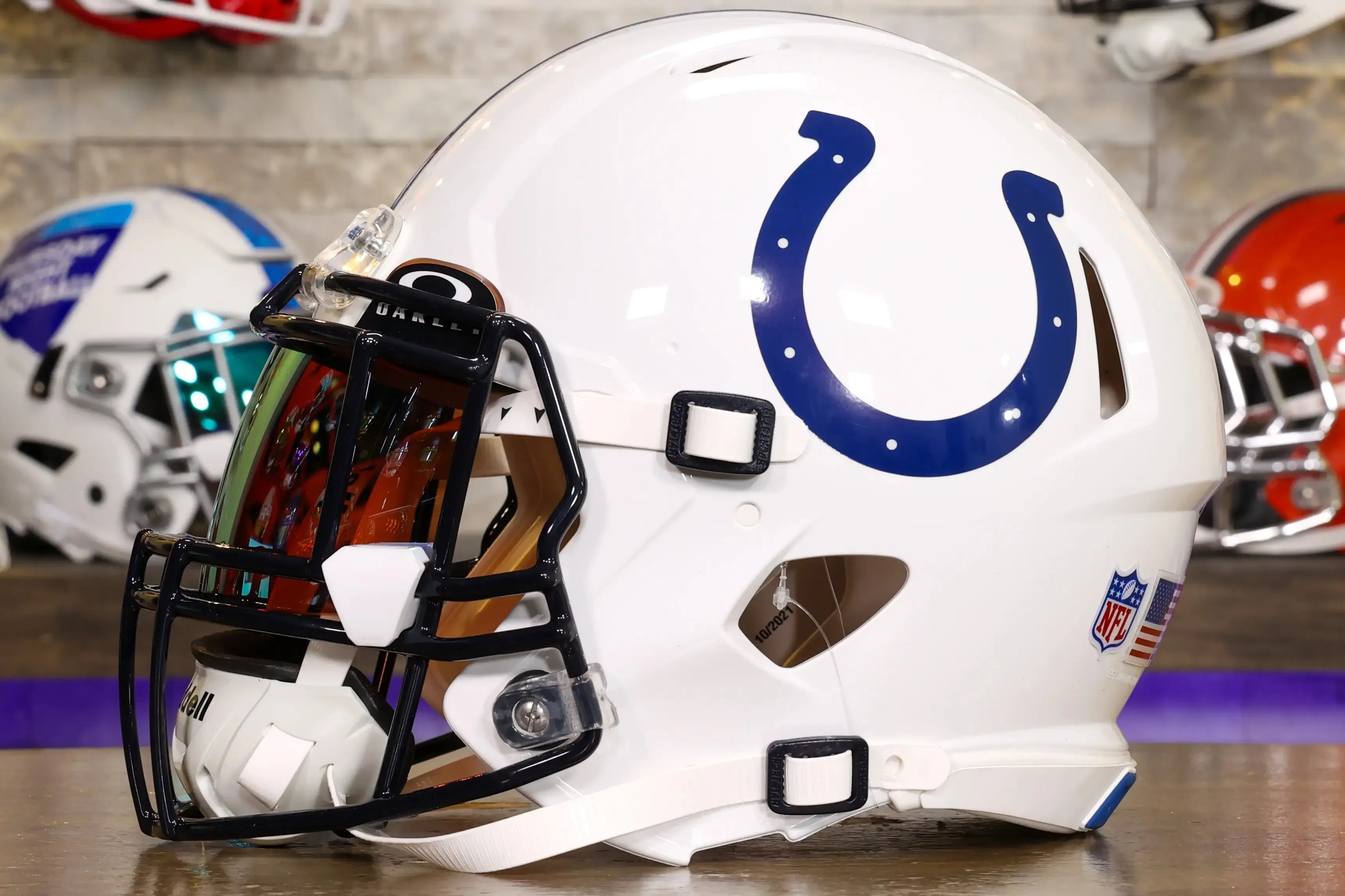 Indianapolis Colts Riddell Speed Authentic Helmet - GG Edition