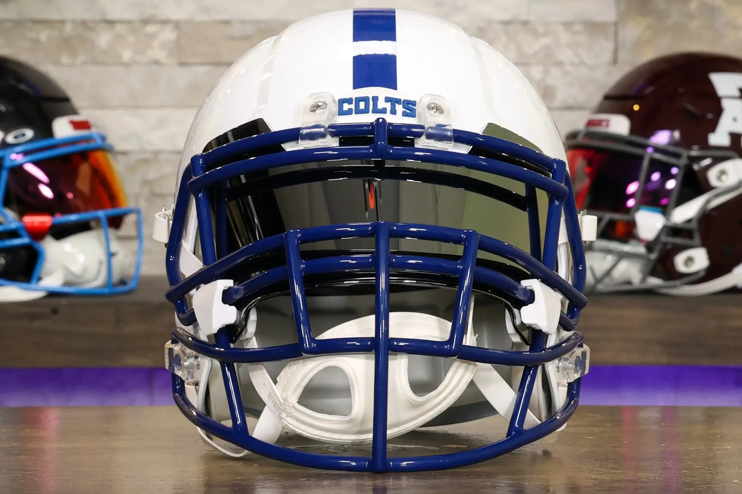 Indianapolis Colts Riddell Speed Display Helmet - GG Edition