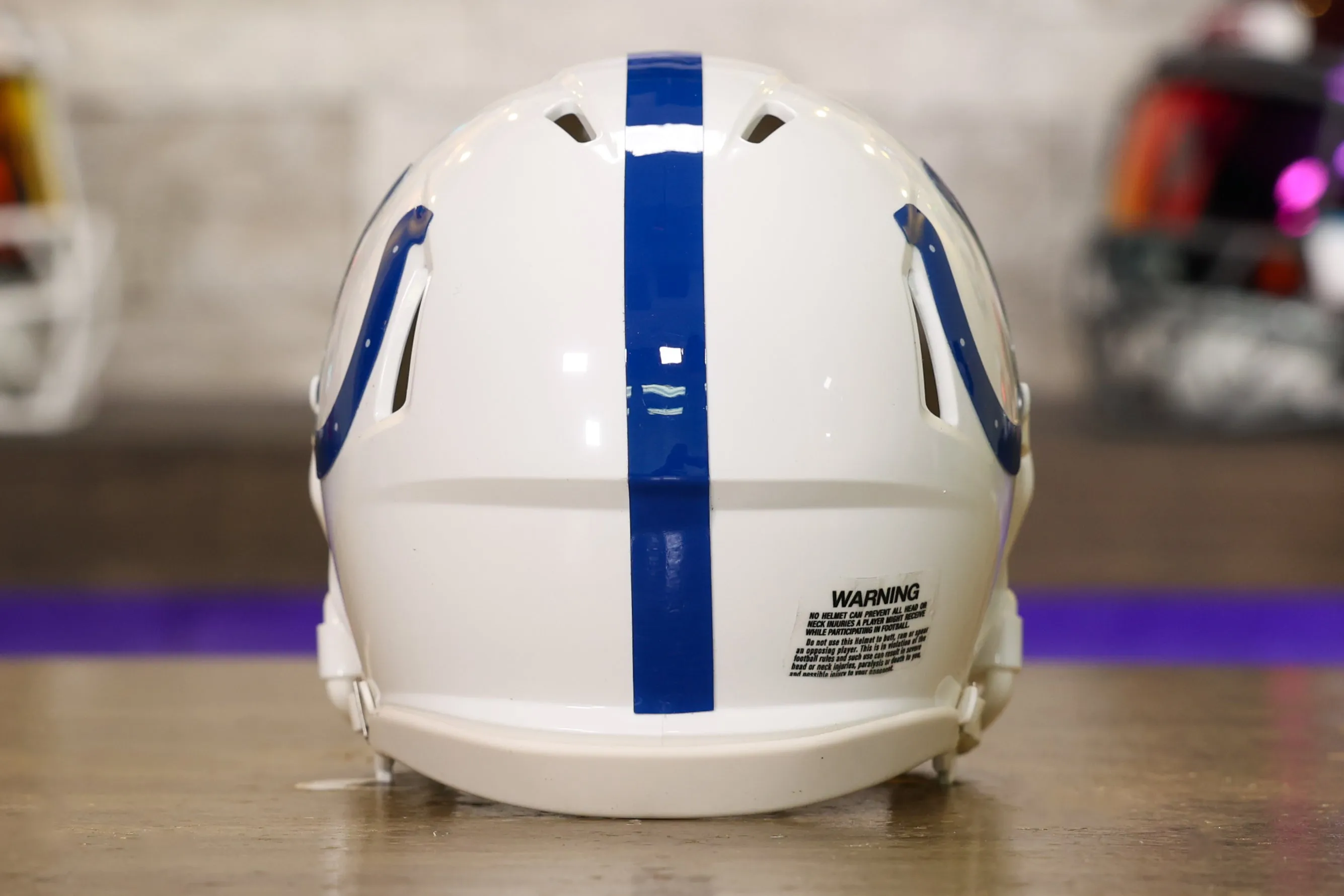 Indianapolis Colts Riddell Speed Mini Helmet - GG Edition