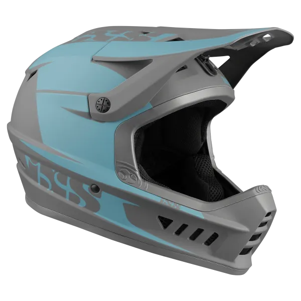 iXS Xact Evo Full Face Helmet - Ocean-Graphite