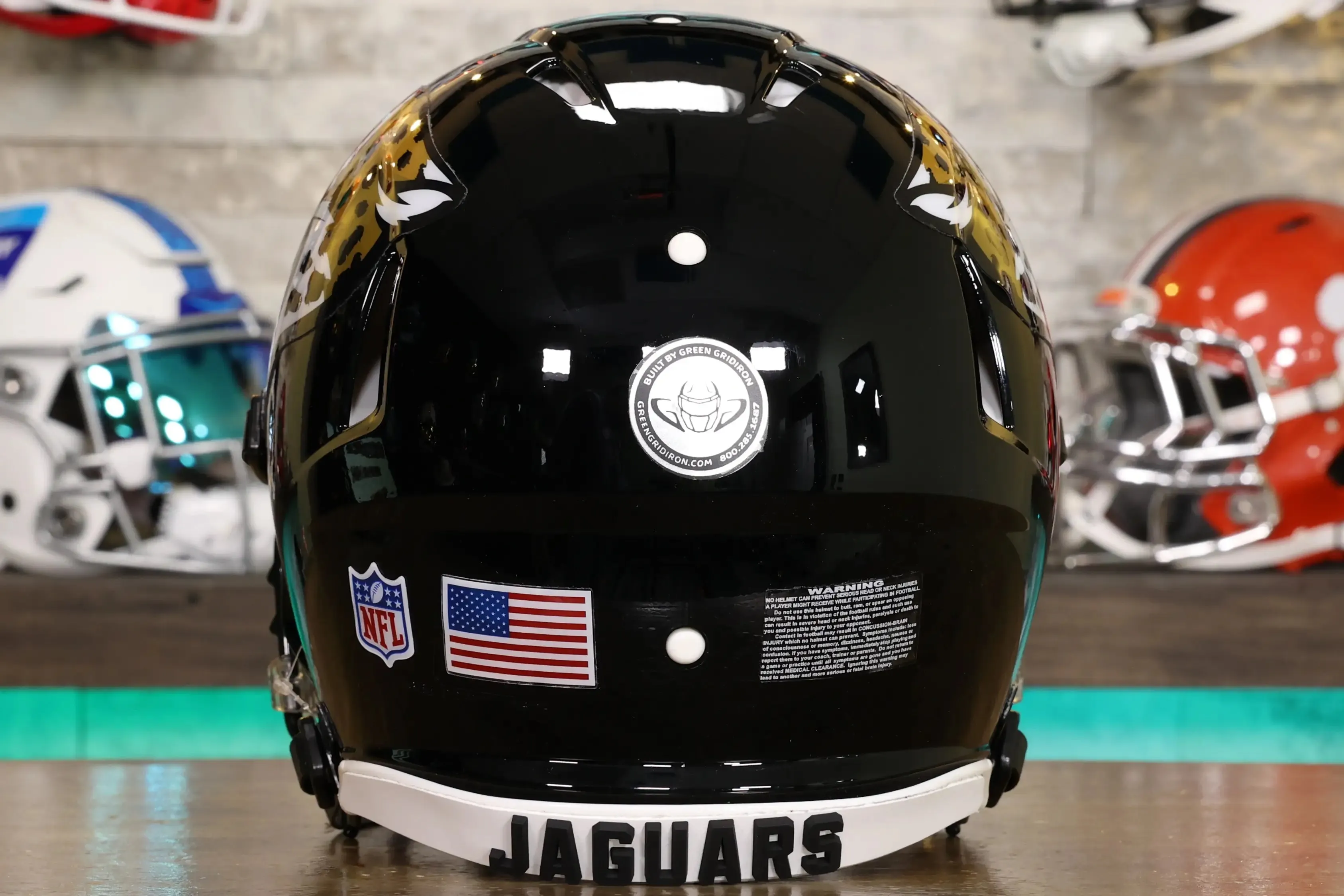 Jacksonville Jaguars Riddell Speed Authentic Helmet - GG Edition