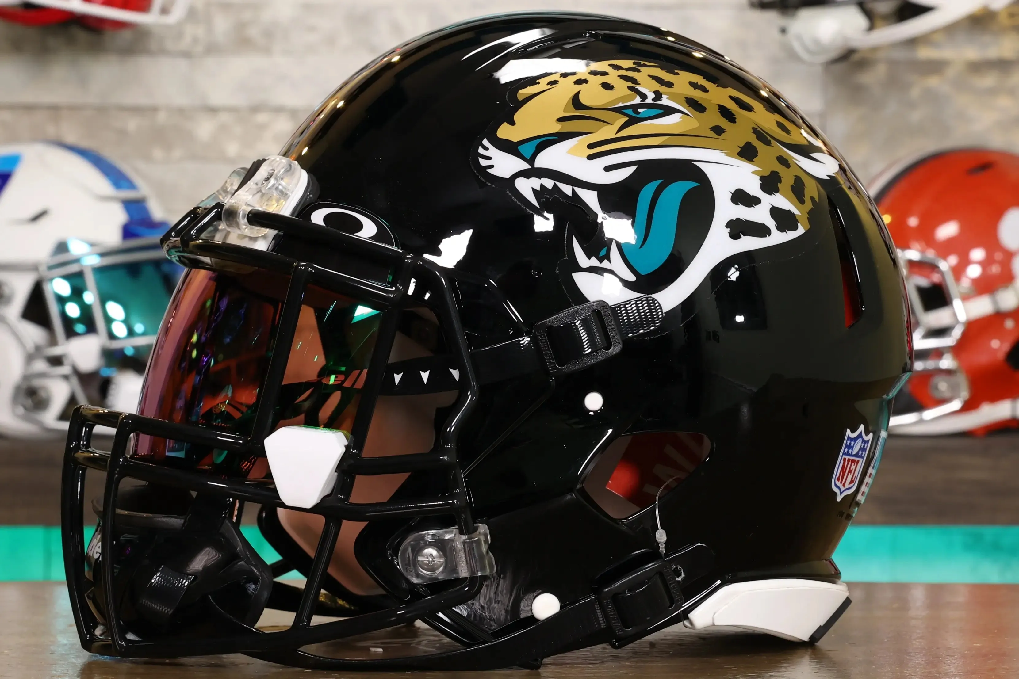 Jacksonville Jaguars Riddell Speed Authentic Helmet - GG Edition