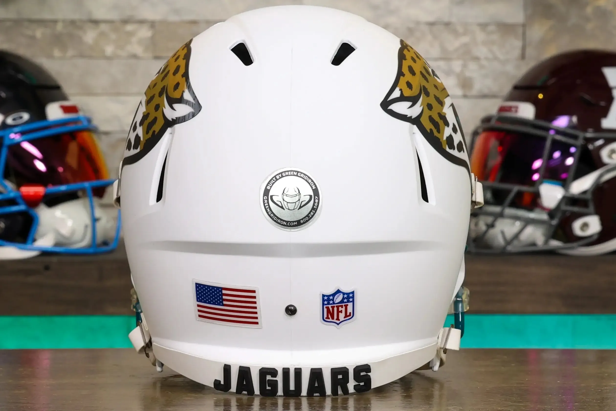 Jacksonville Jaguars Riddell Speed Display Helmet - GG Edition 02586
