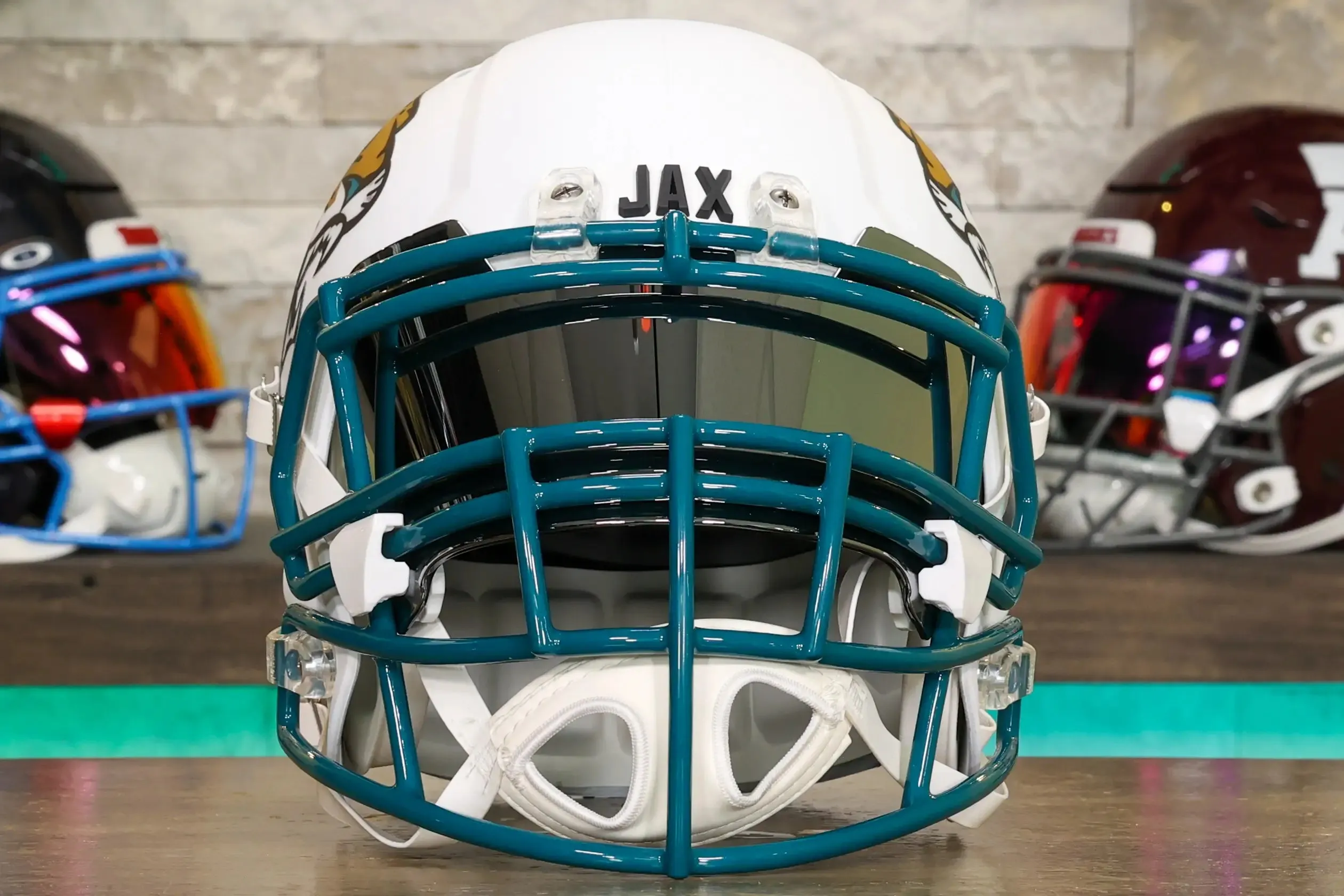Jacksonville Jaguars Riddell Speed Display Helmet - GG Edition 02586