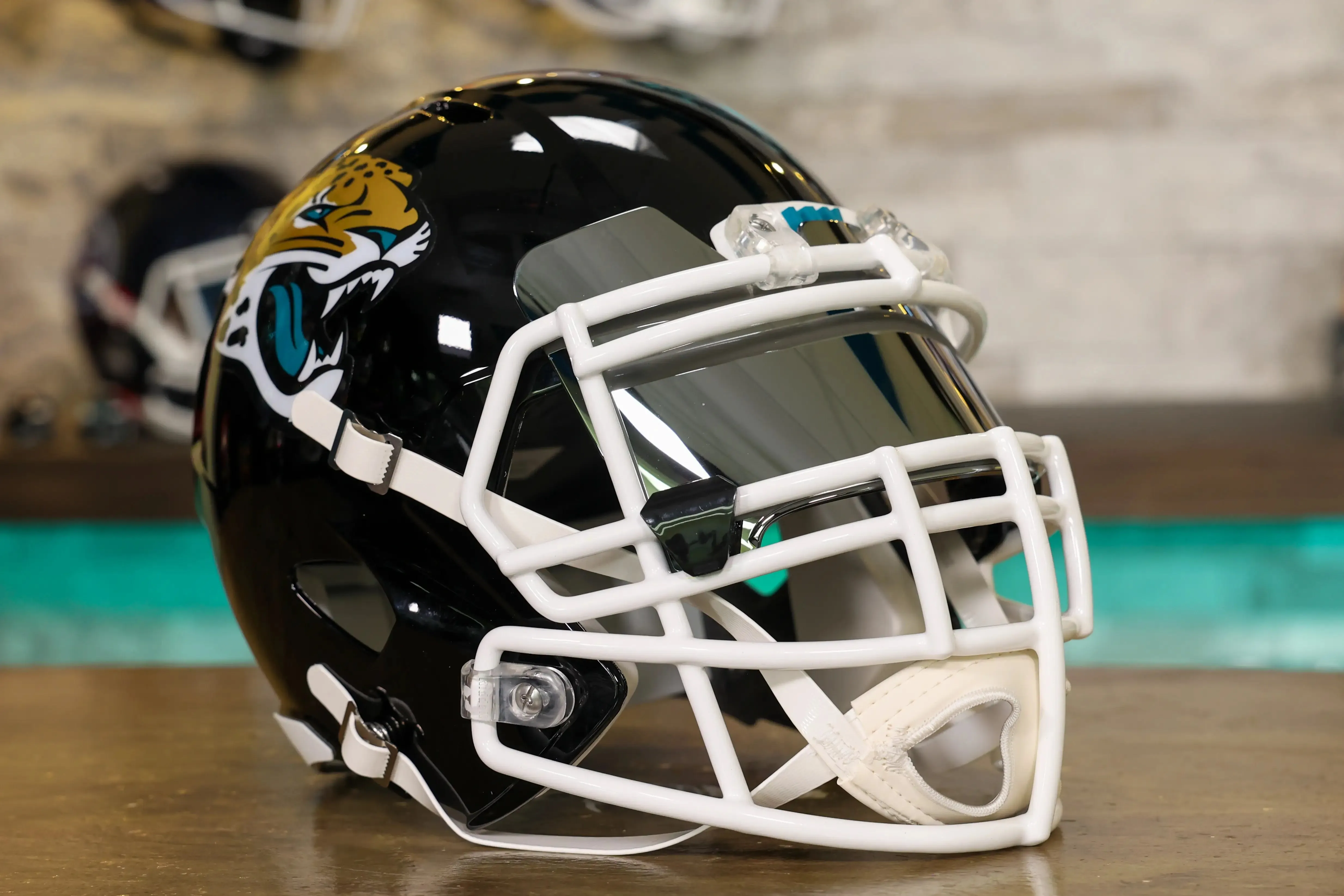 Jacksonville Jaguars Riddell Speed Display Helmet - GG Edition