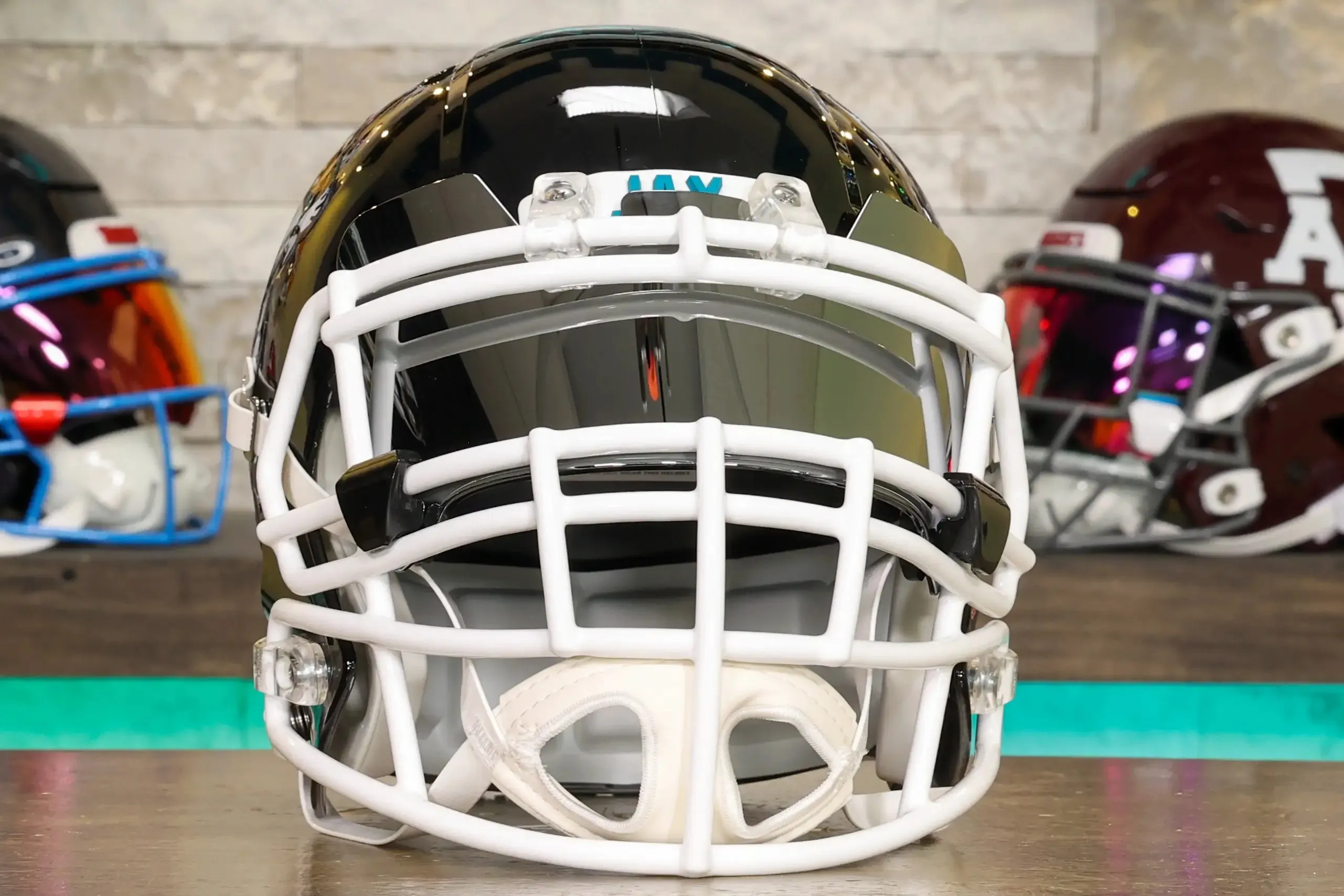 Jacksonville Jaguars Riddell Speed Display Helmet - GG Edition