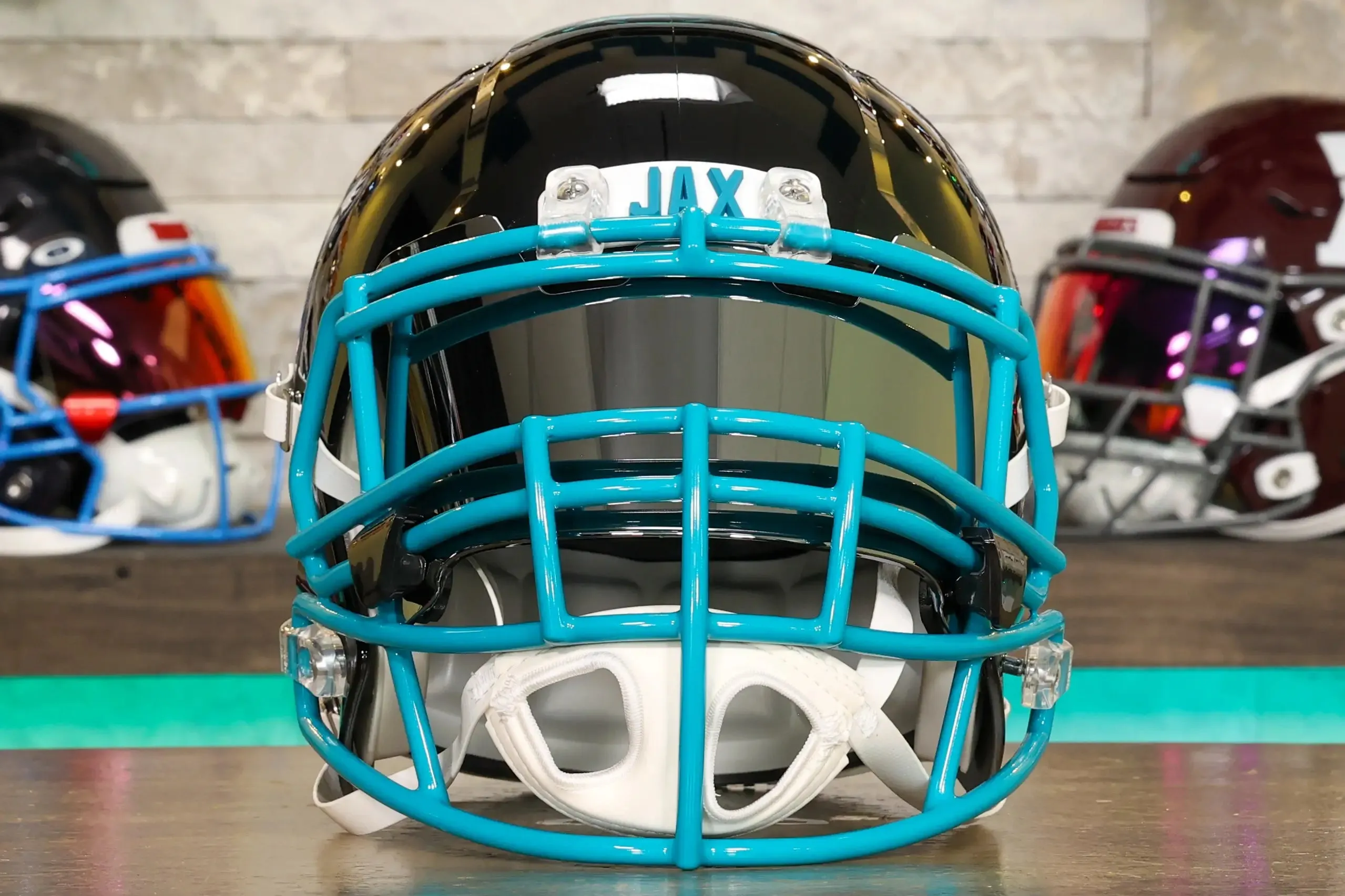 Jacksonville Jaguars Riddell Speed Display Helmet - GG Edition