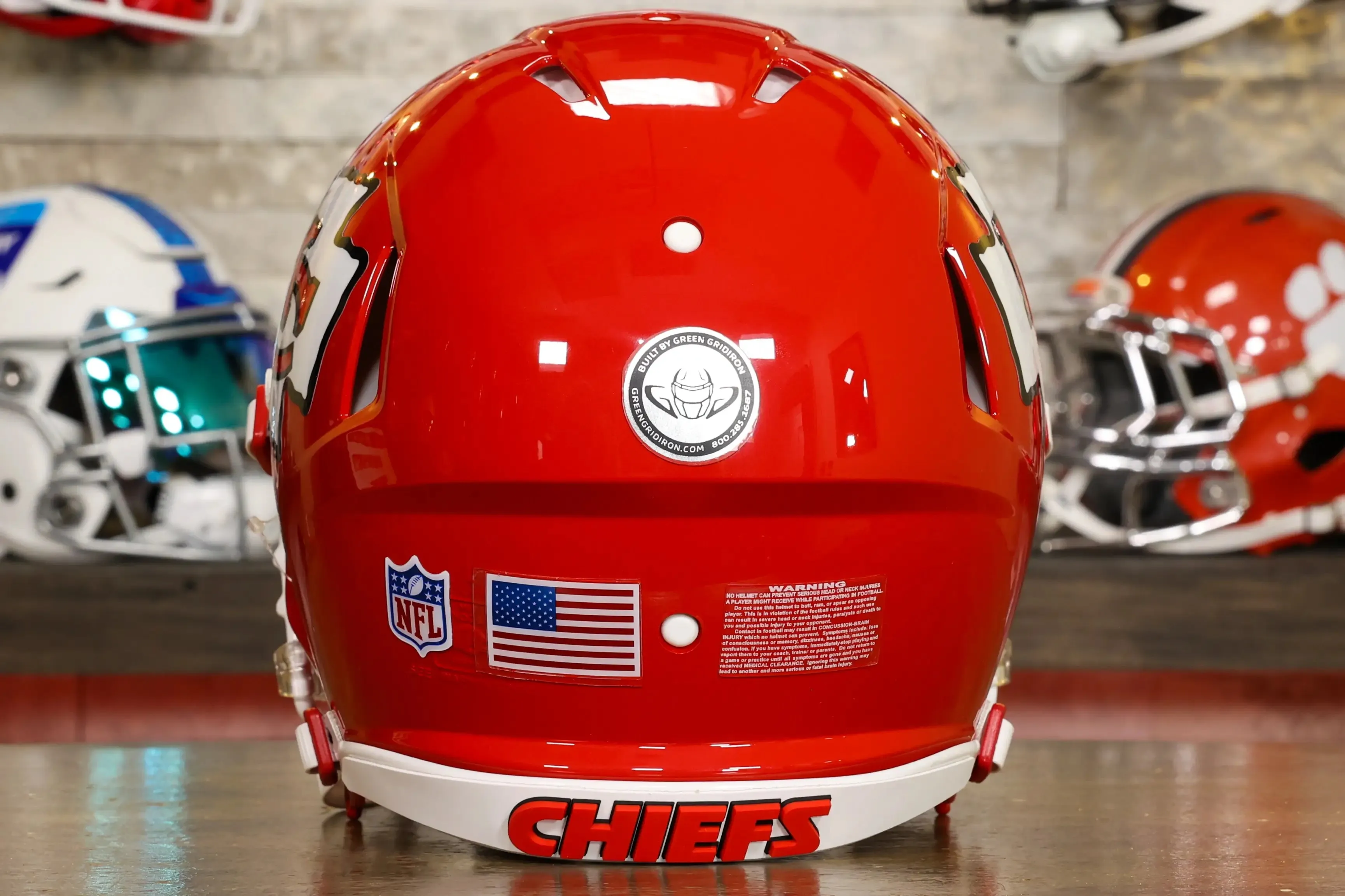Kansas City Chiefs Riddell Speed Authentic Helmet - GG Edition 02701