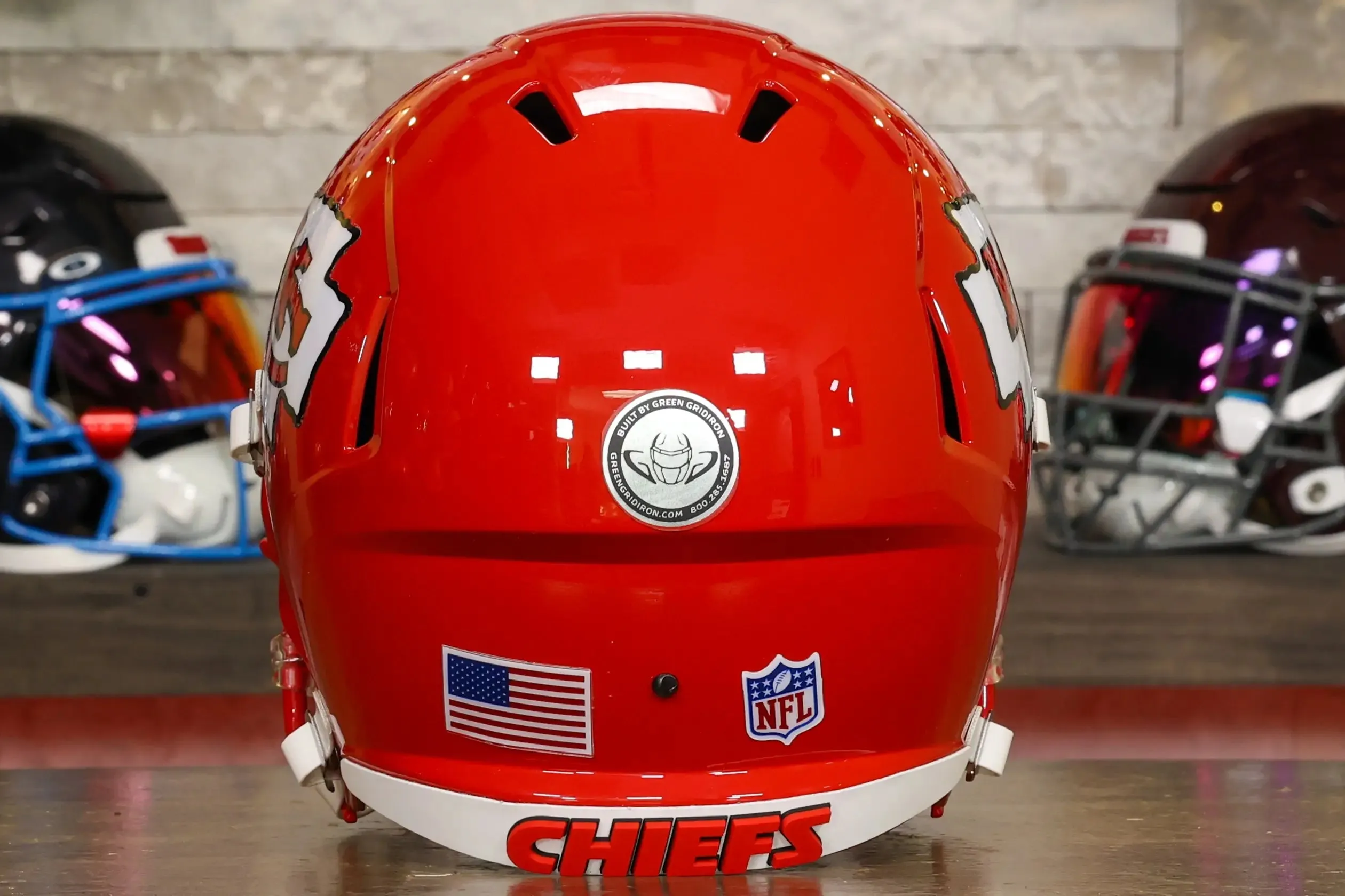 Kansas City Chiefs Riddell Speed Display Helmet - GG Edition 02588
