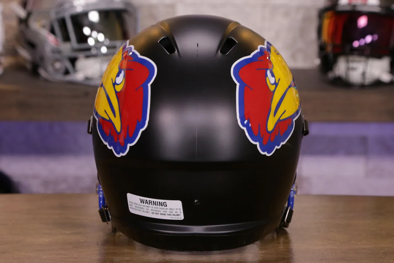 Kansas Jayhawks - Riddell Speed Display Helmet - Black