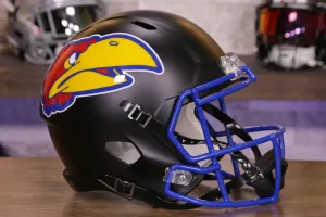 Kansas Jayhawks - Riddell Speed Display Helmet - Black