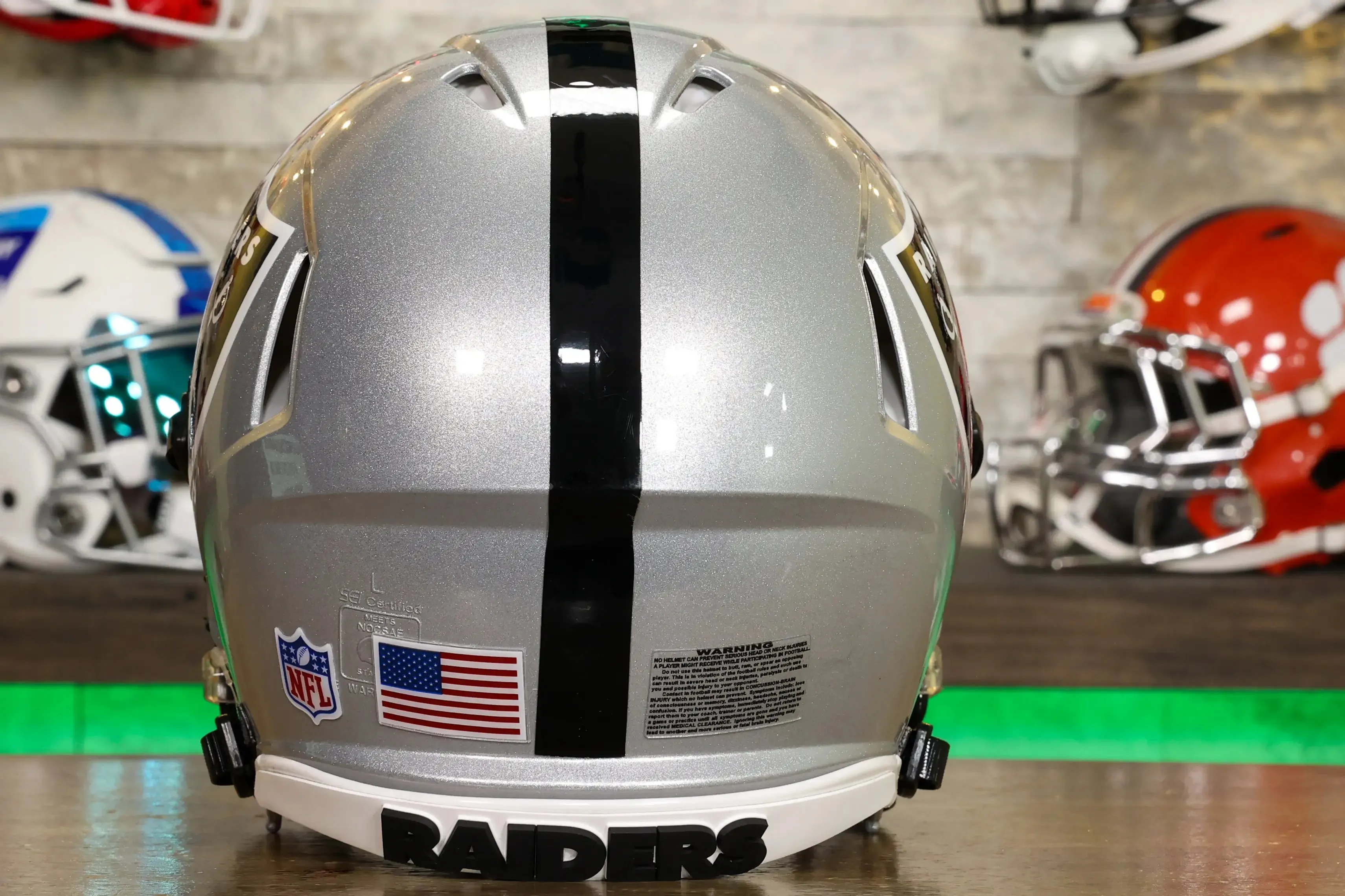 Las Vegas Raiders Riddell Speed Authentic Helmet - GG Edition