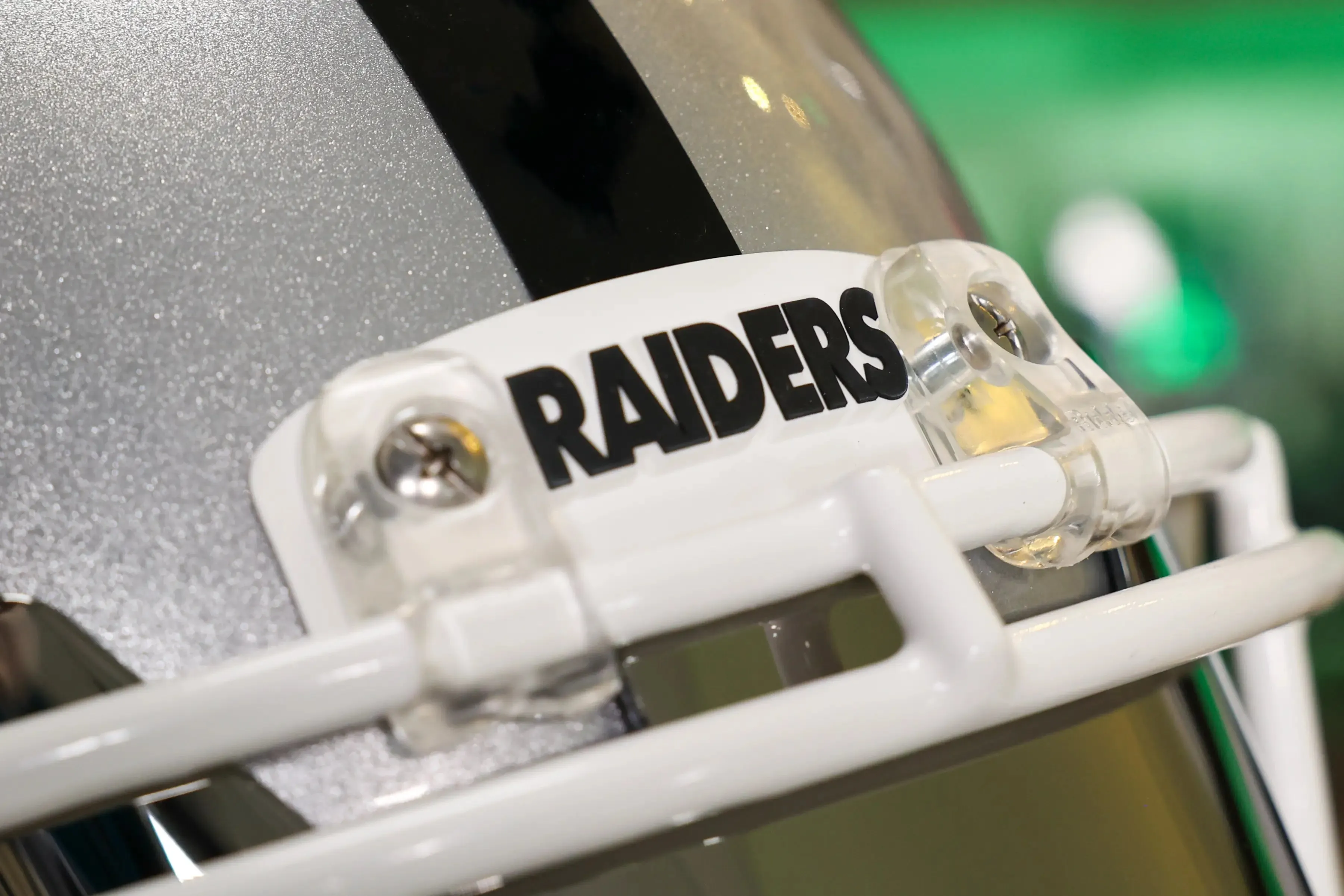 Las Vegas Raiders Riddell Speed Display Helmet - GG Edition