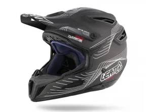 Leatt DBX 6.0 Carbon V08 Full Face Helmet - Carbon-White-Red