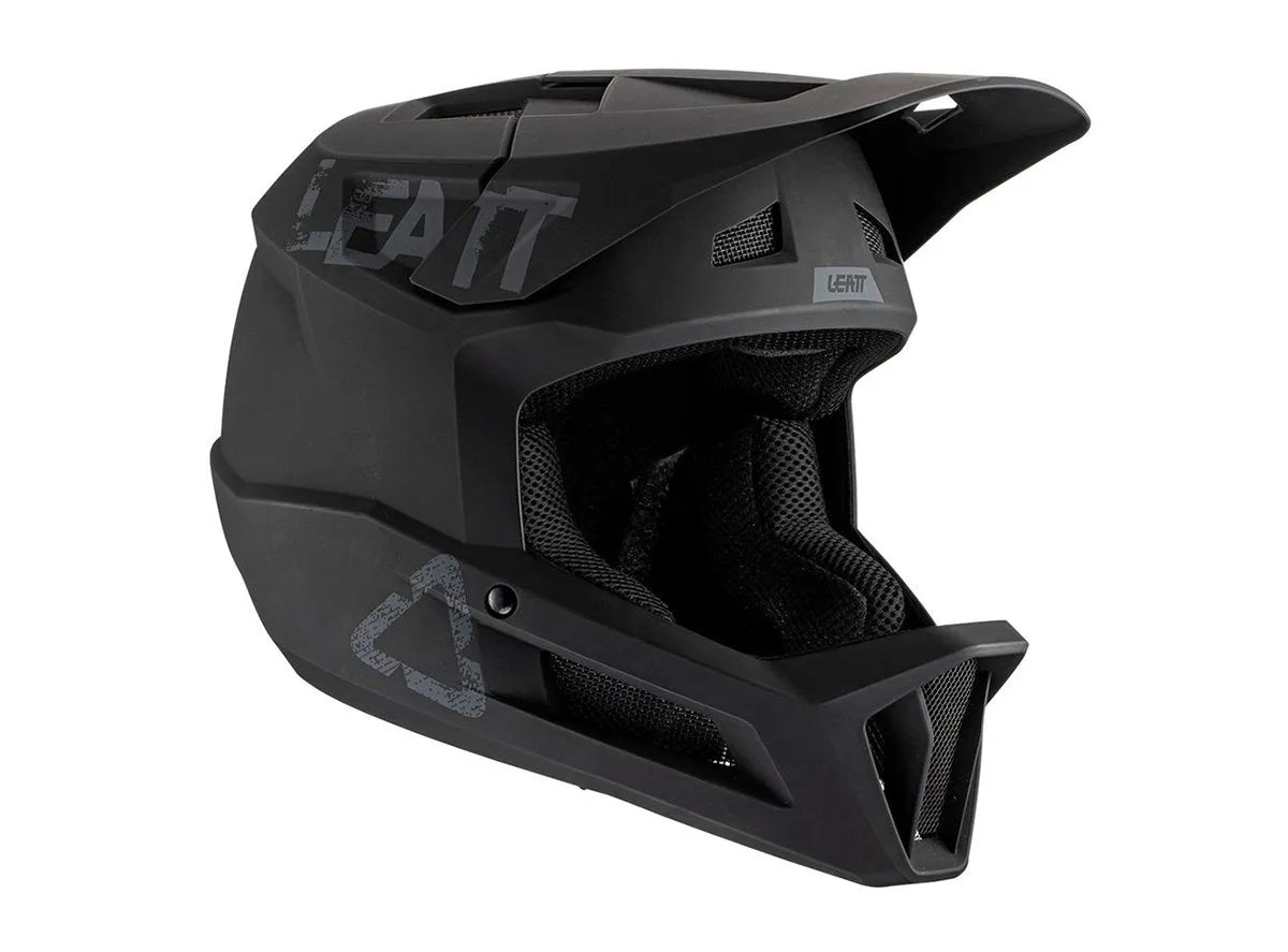 Leatt MTB 1.0 DH Full Face Helmet -  Black - 2021