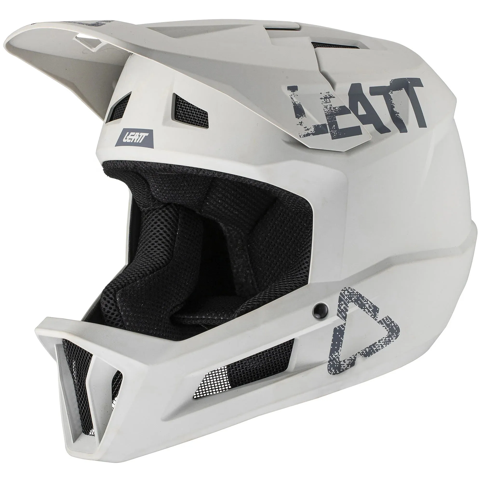 Leatt MTB 1.0 DH Full Face Helmet -  Steel - 2021