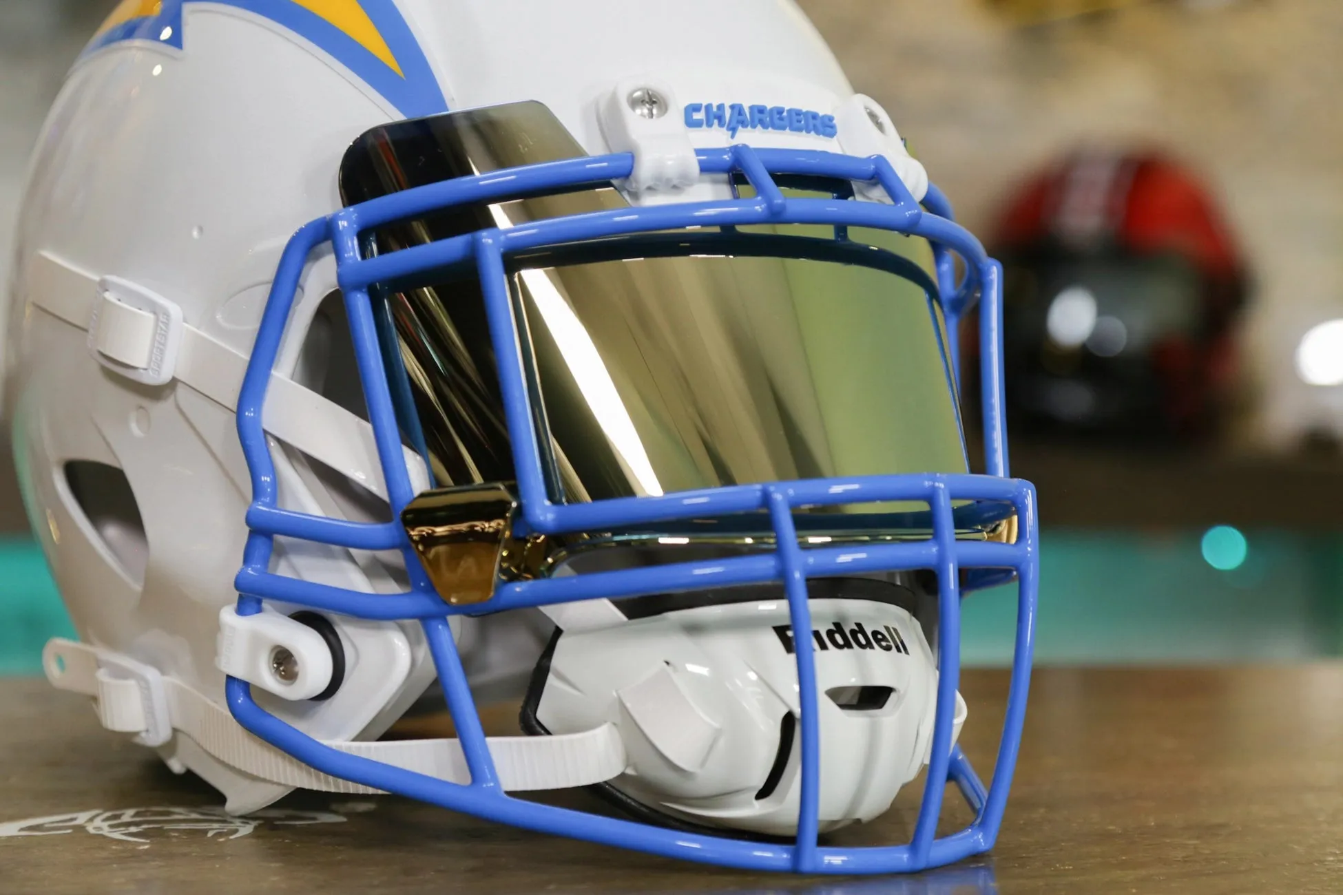 Los Angeles Chargers Riddell Speed Authentic Helmet - GG Edition 00939