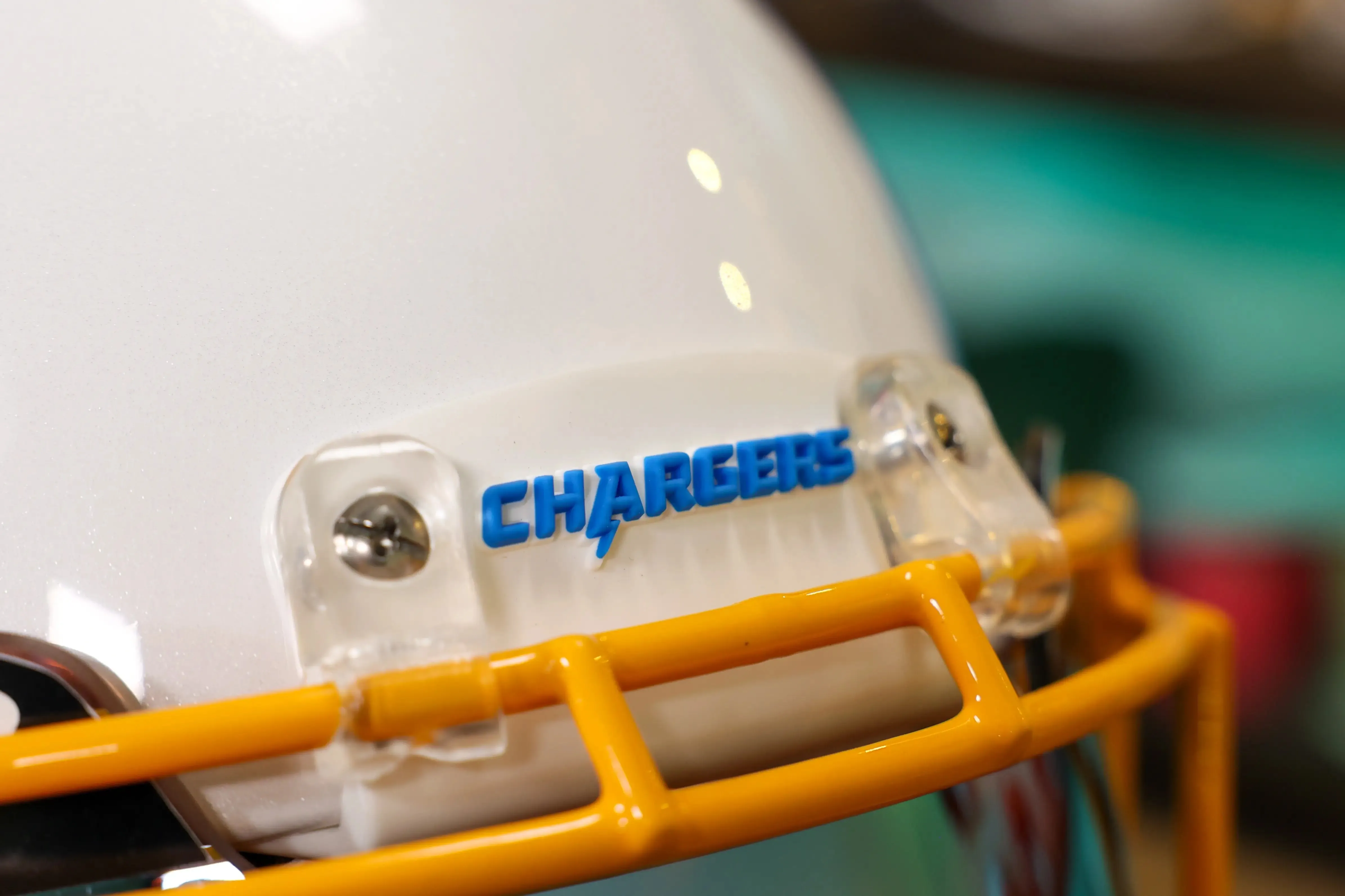 Los Angeles Chargers Riddell Speed Authentic Helmet - GG Edition