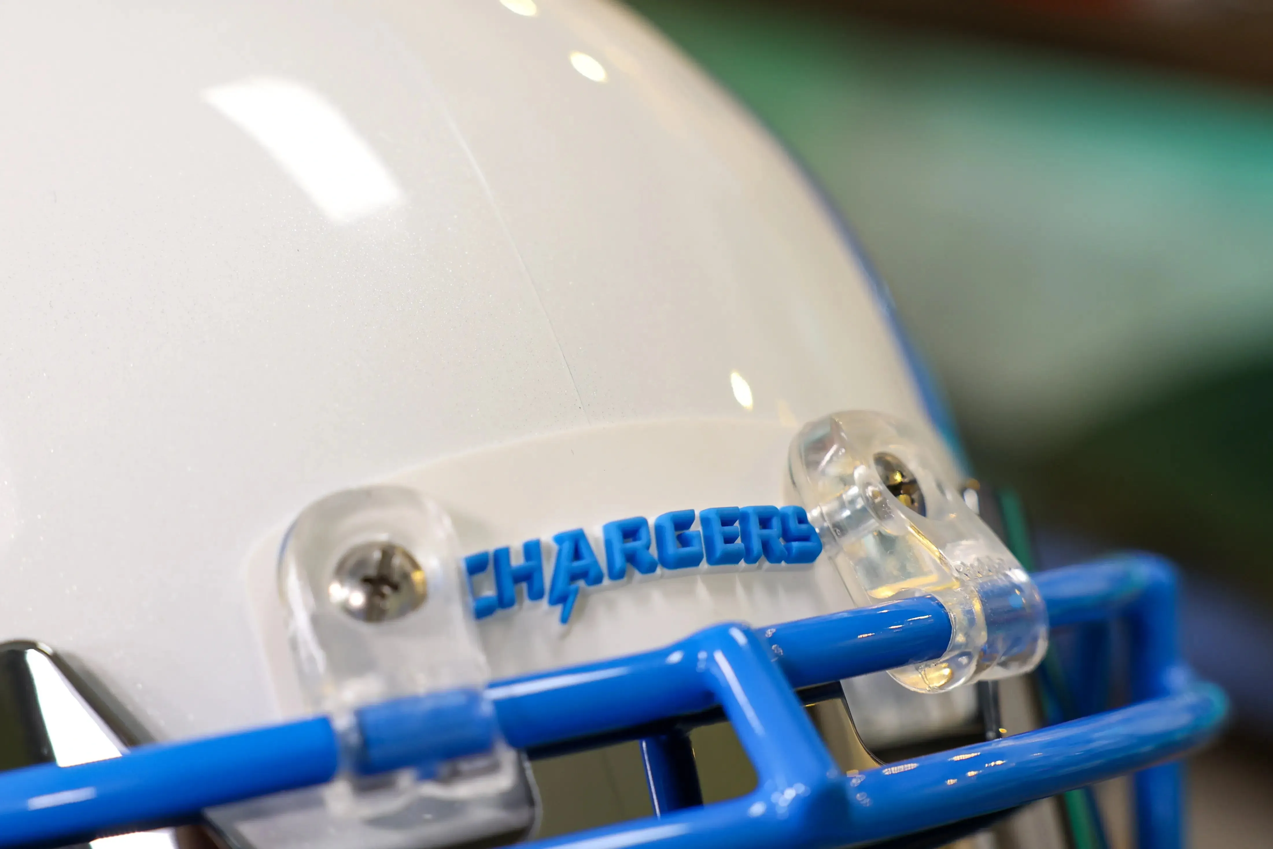 Los Angeles Chargers Riddell Speed Display Helmet - GG Edition
