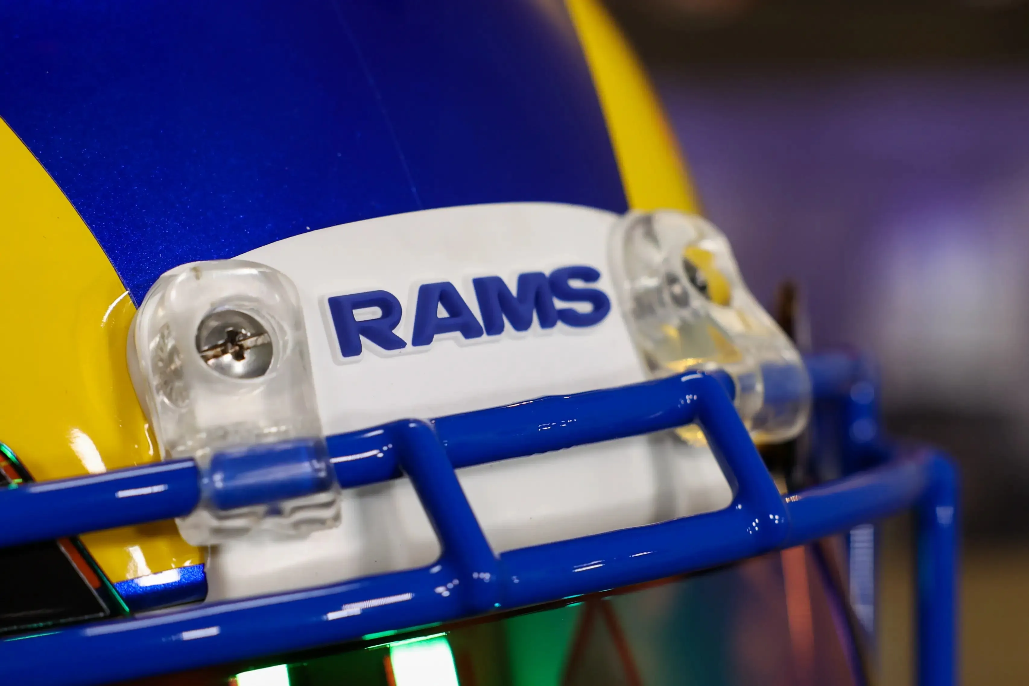 Los Angeles Rams Riddell Speed Authentic Helmet - GG Edition