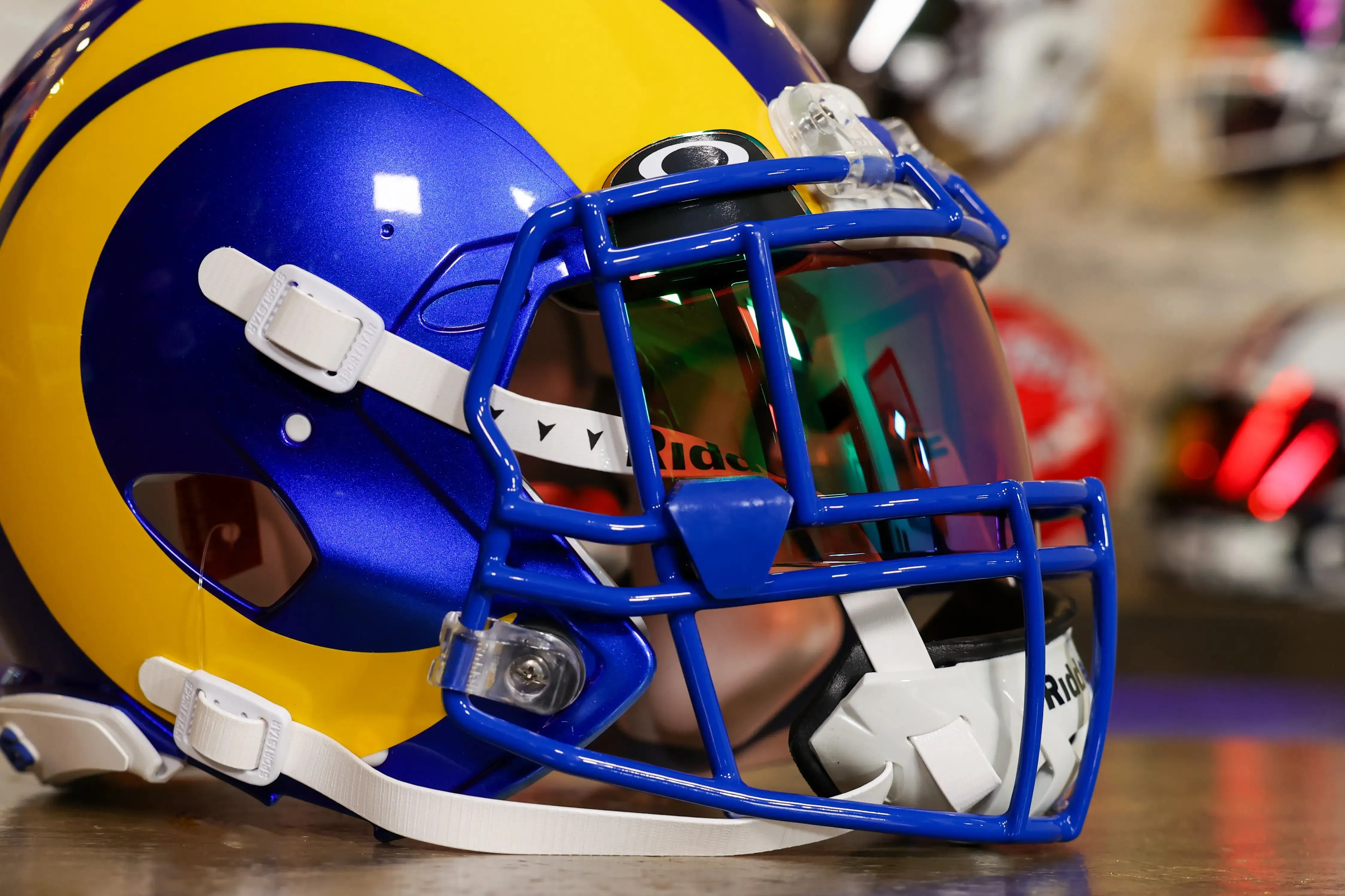Los Angeles Rams Riddell Speed Authentic Helmet - GG Edition
