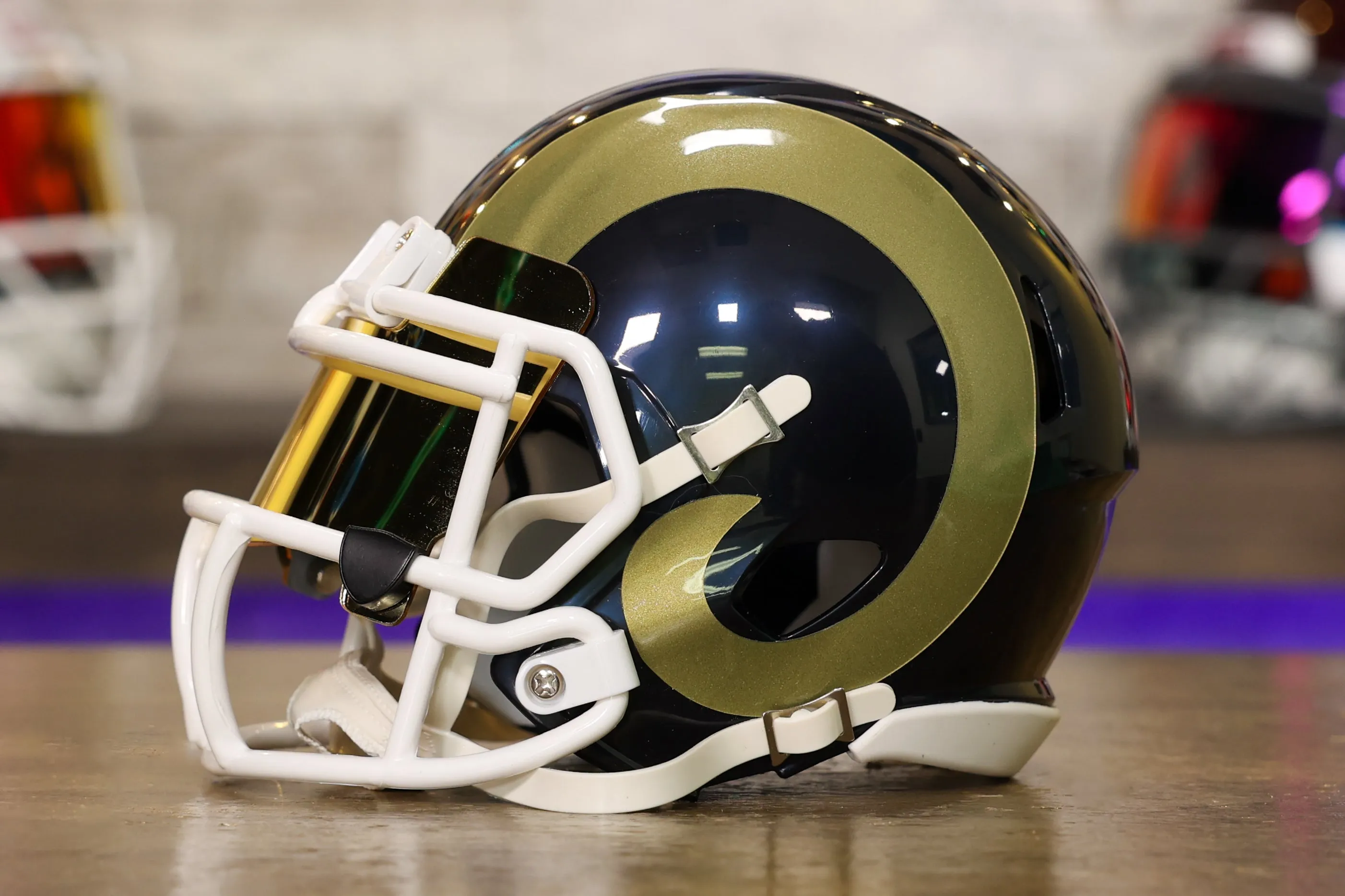 Los Angeles Rams Riddell Speed Mini Helmet - GG Edition