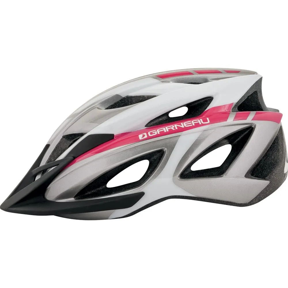 Louis Garneau Le Tour MTB Helmet - Silver-Pink-White