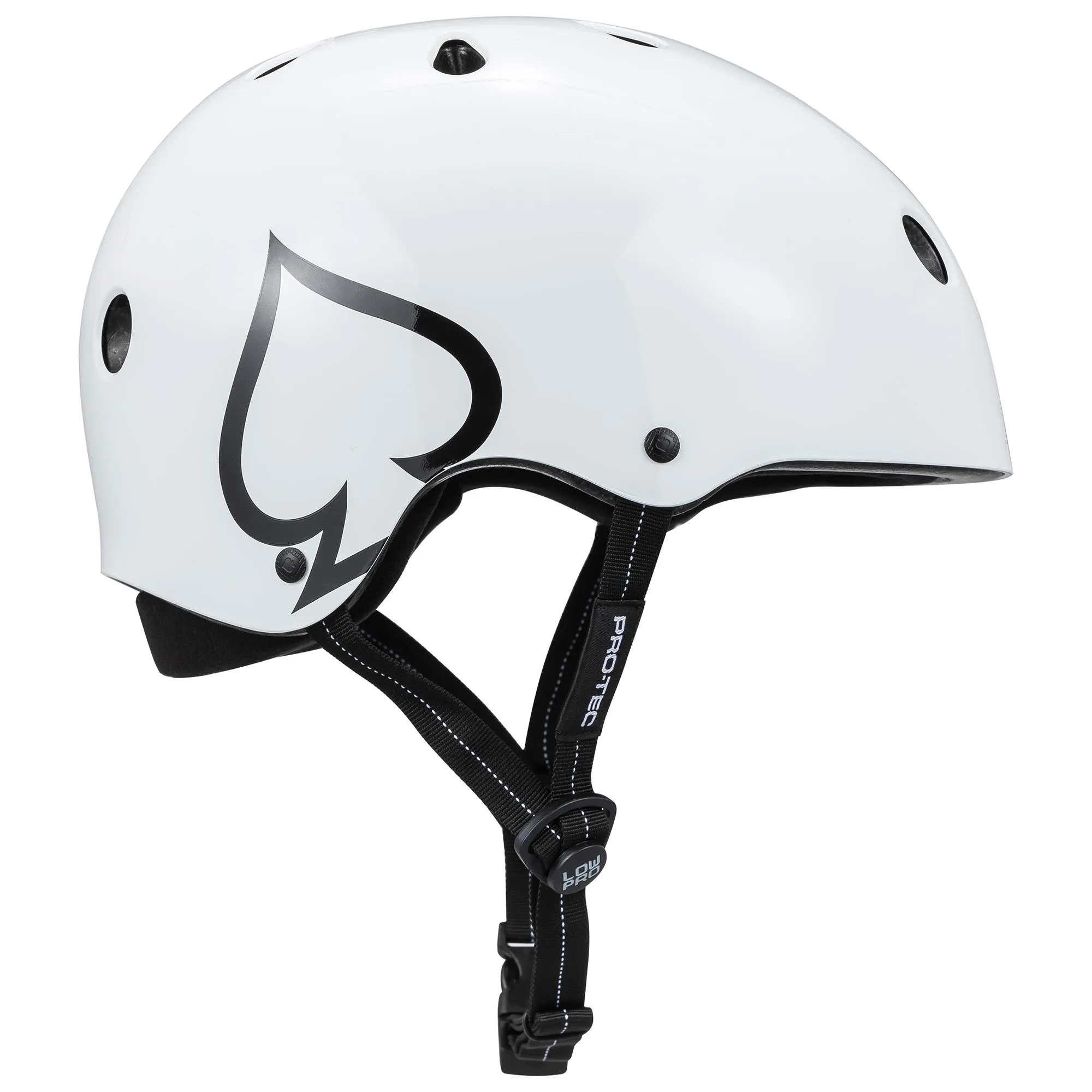 Low Pro Certified Helmet - Gloss White