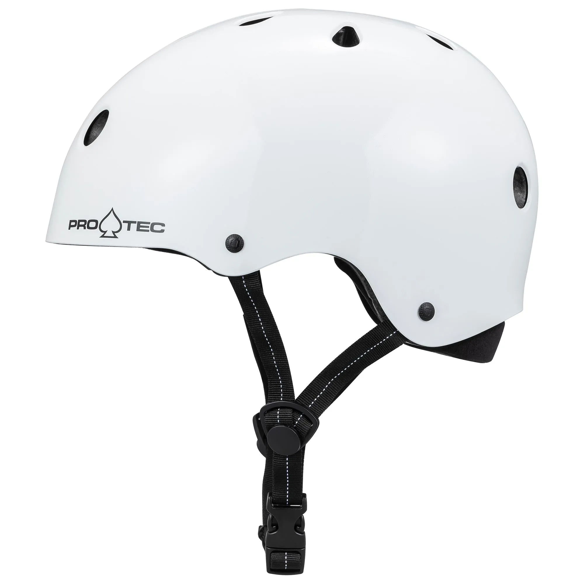 Low Pro Certified Helmet - Gloss White