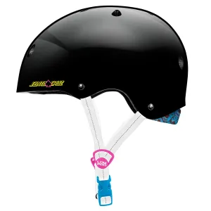 Low Pro Certified Helmet - Santa Cruz Gloss Black