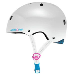 Low Pro Certified Helmet - Santa Cruz Gloss White