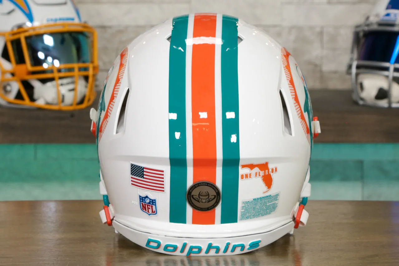 Miami Dolphins Riddell Speed Authentic Helmet - GG Edition 00452