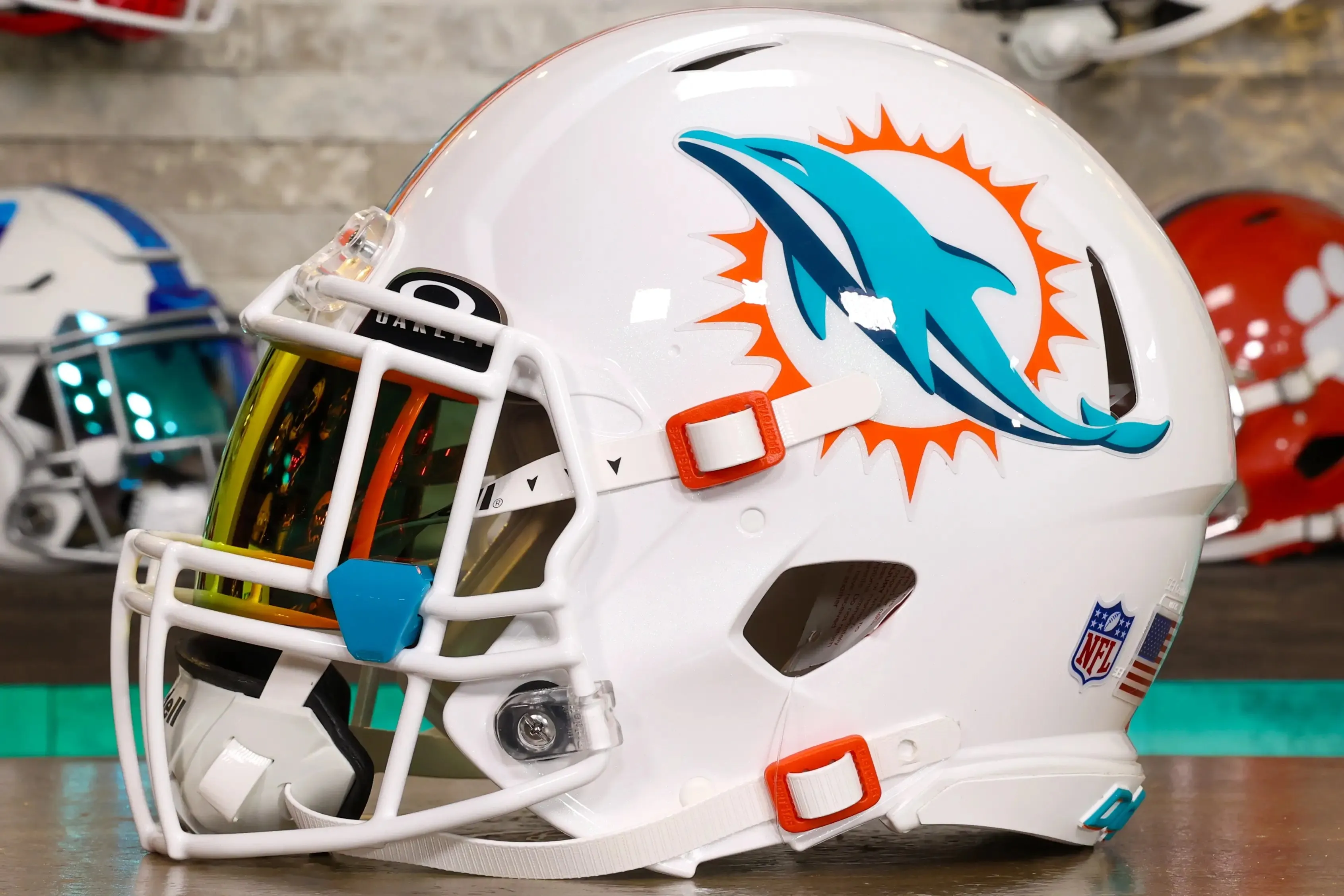 Miami Dolphins Riddell Speed Authentic Helmet - GG Edition
